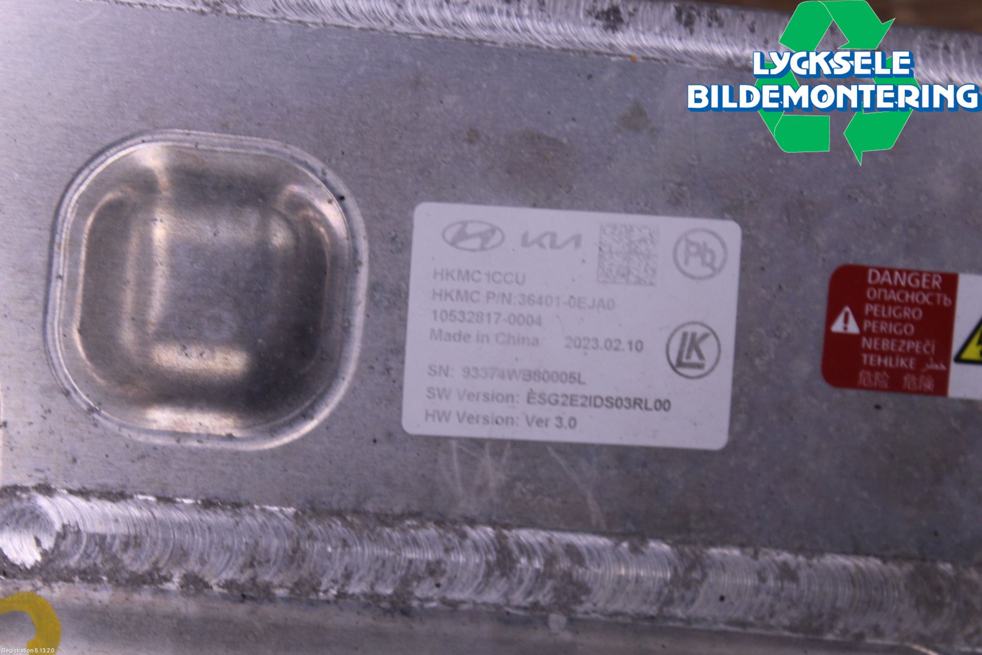On-board charger OBC Kia NIRO (SG2) 23- Batteriladdare Högspänning 2023 · 36401-0EJA0