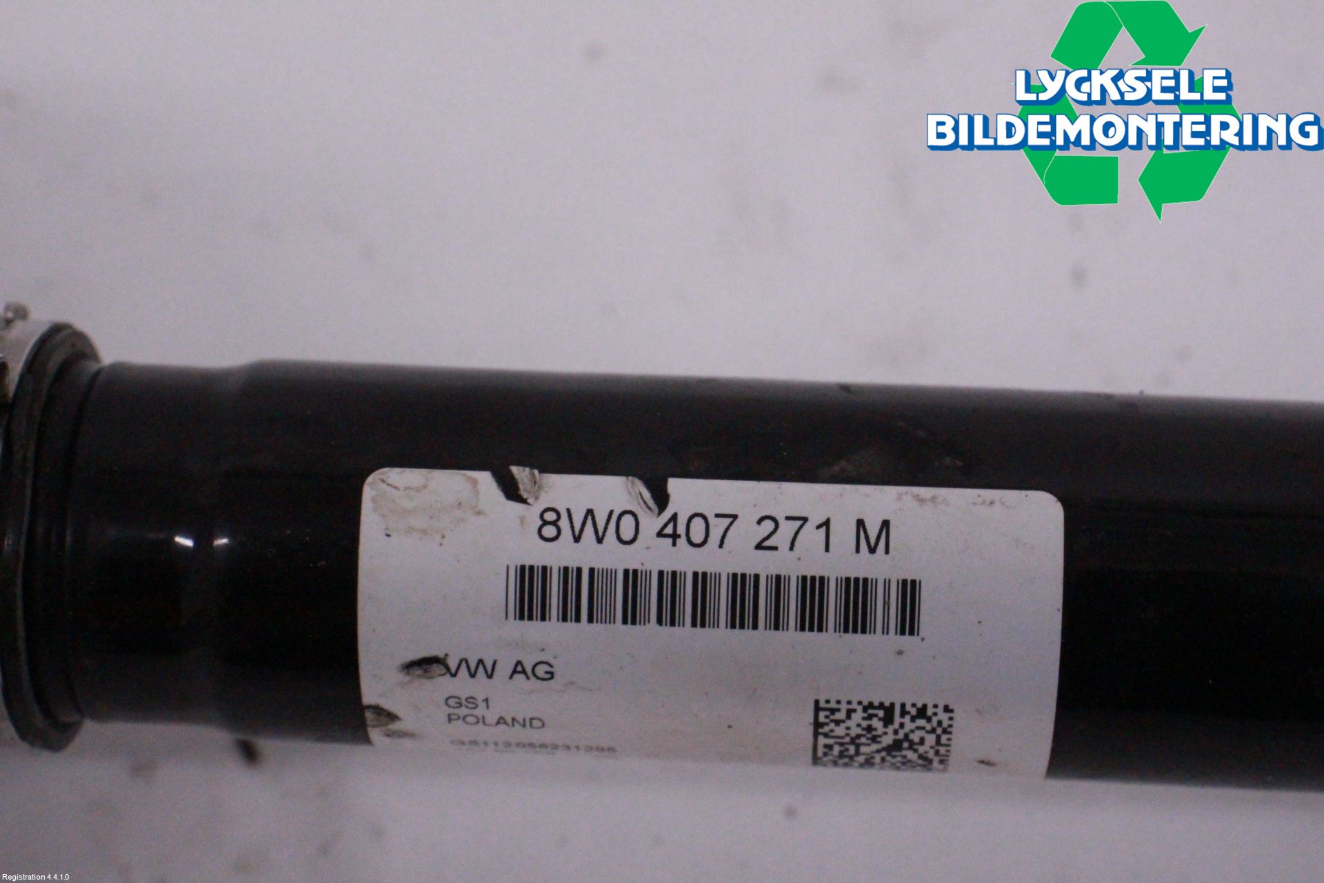 Audi A4/S4 B9 20- Drivaxel Fram Vänster