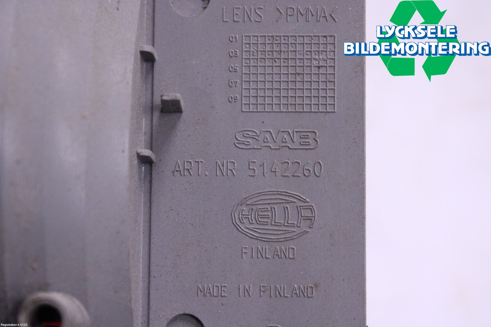 Saab 9-5 -05 Bakljus Höger