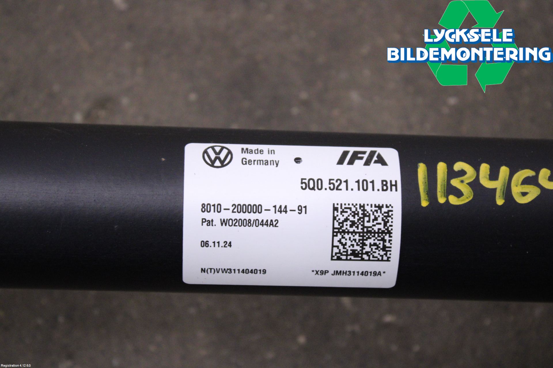 Volkswagen VW T-ROC 18- Mellanaxel Komp