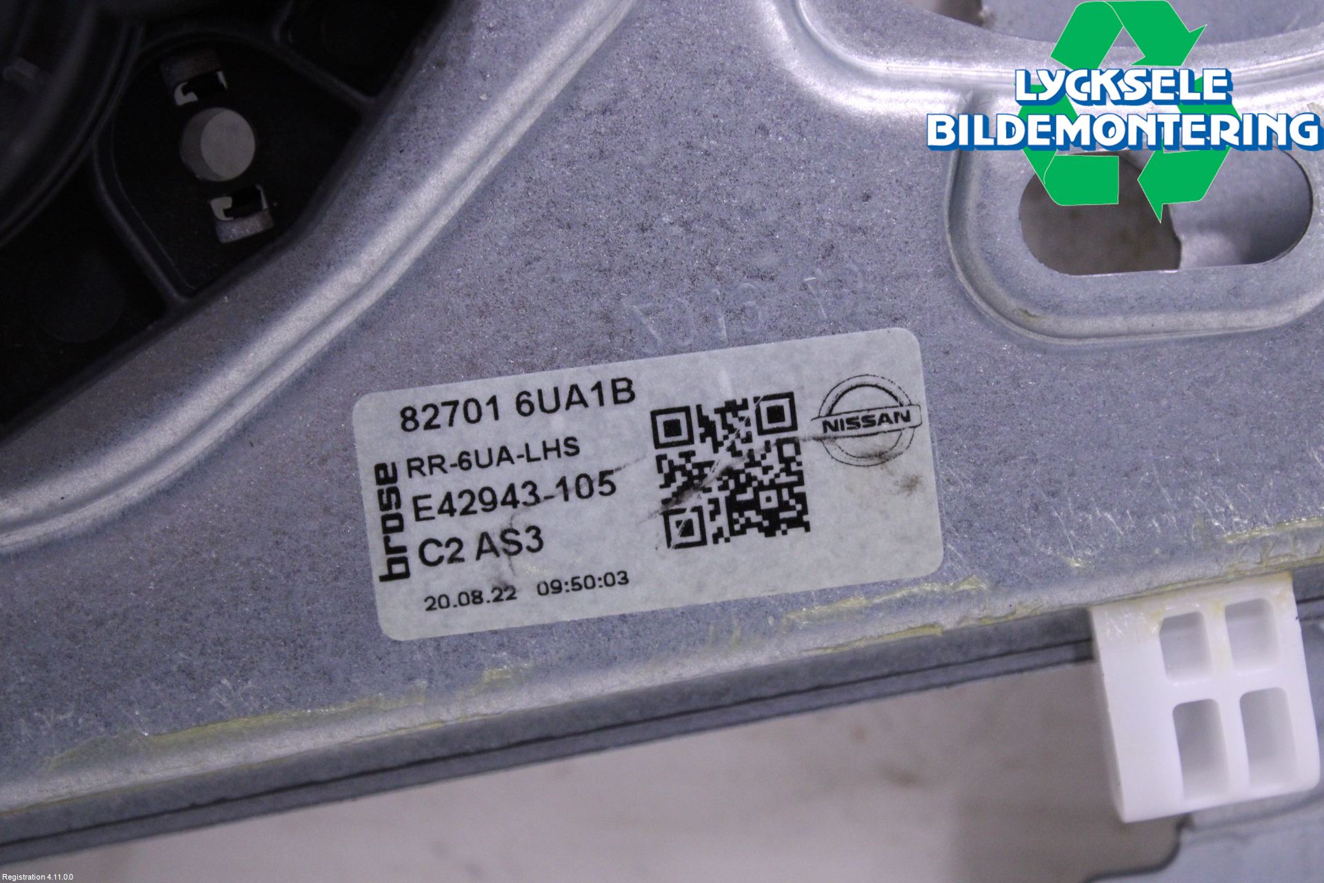 Nissan QASHQAI 21- Fönsterhiss El Kompl