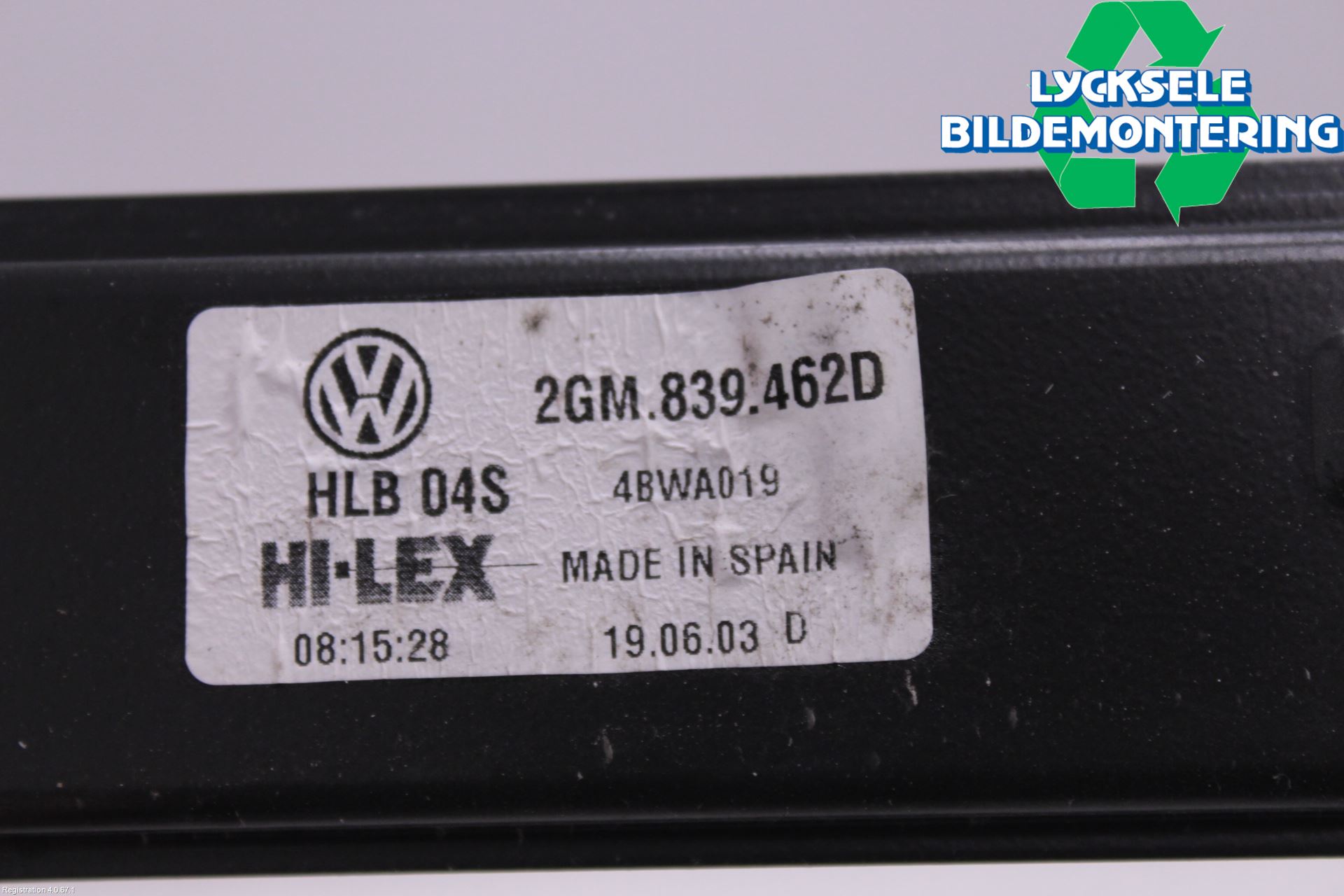 Volkswagen VW T-CROSS 19- Fönsterhissmekanism