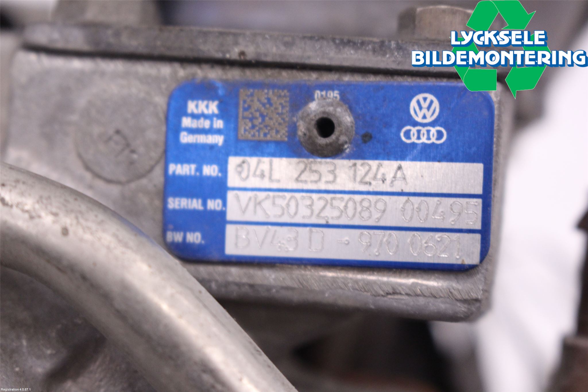 Skoda SUPERB 16-24 Turboaggregat