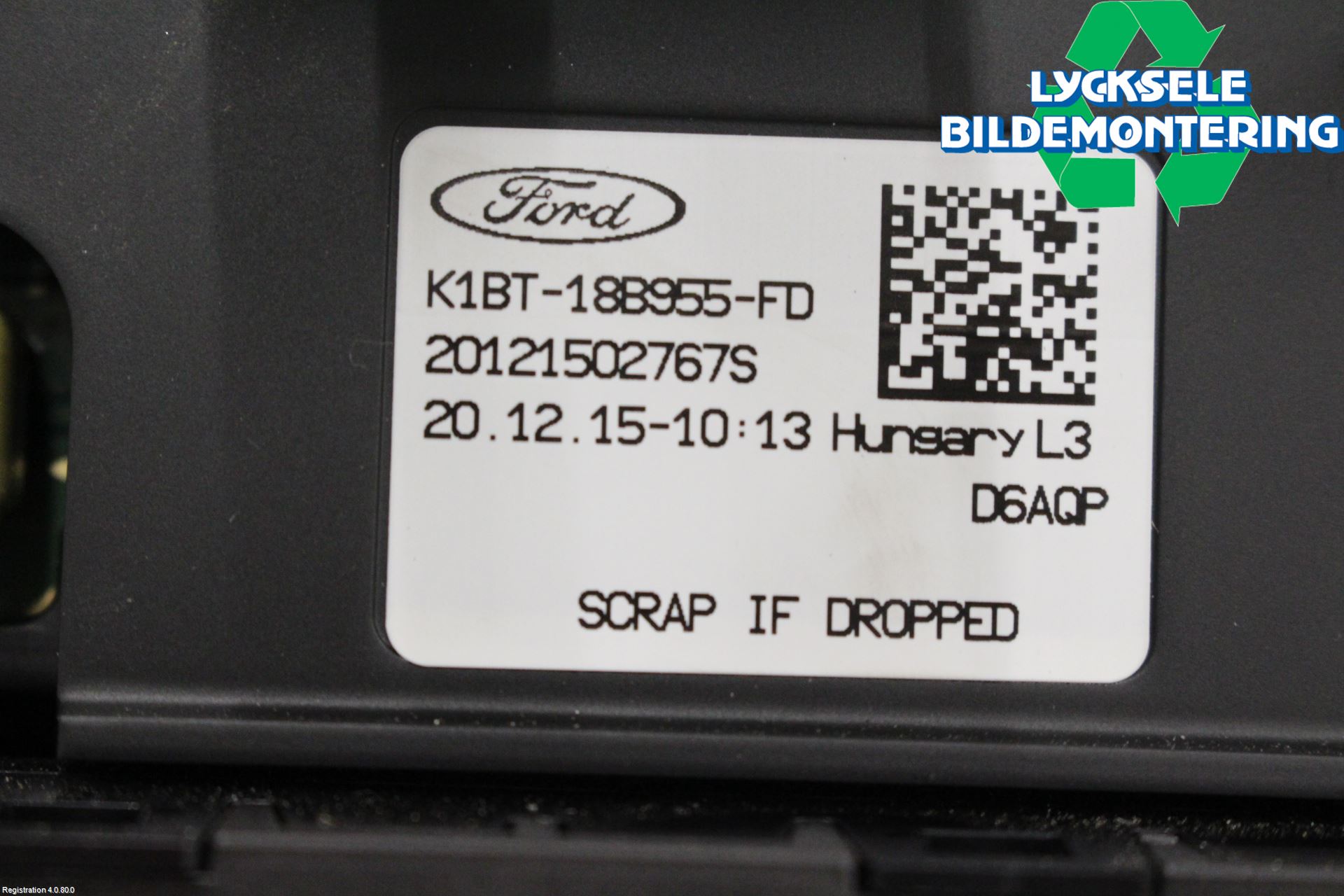 Ford TRANSIT/TOURNEO COURIER 13-23 Multifunktionsdisplay