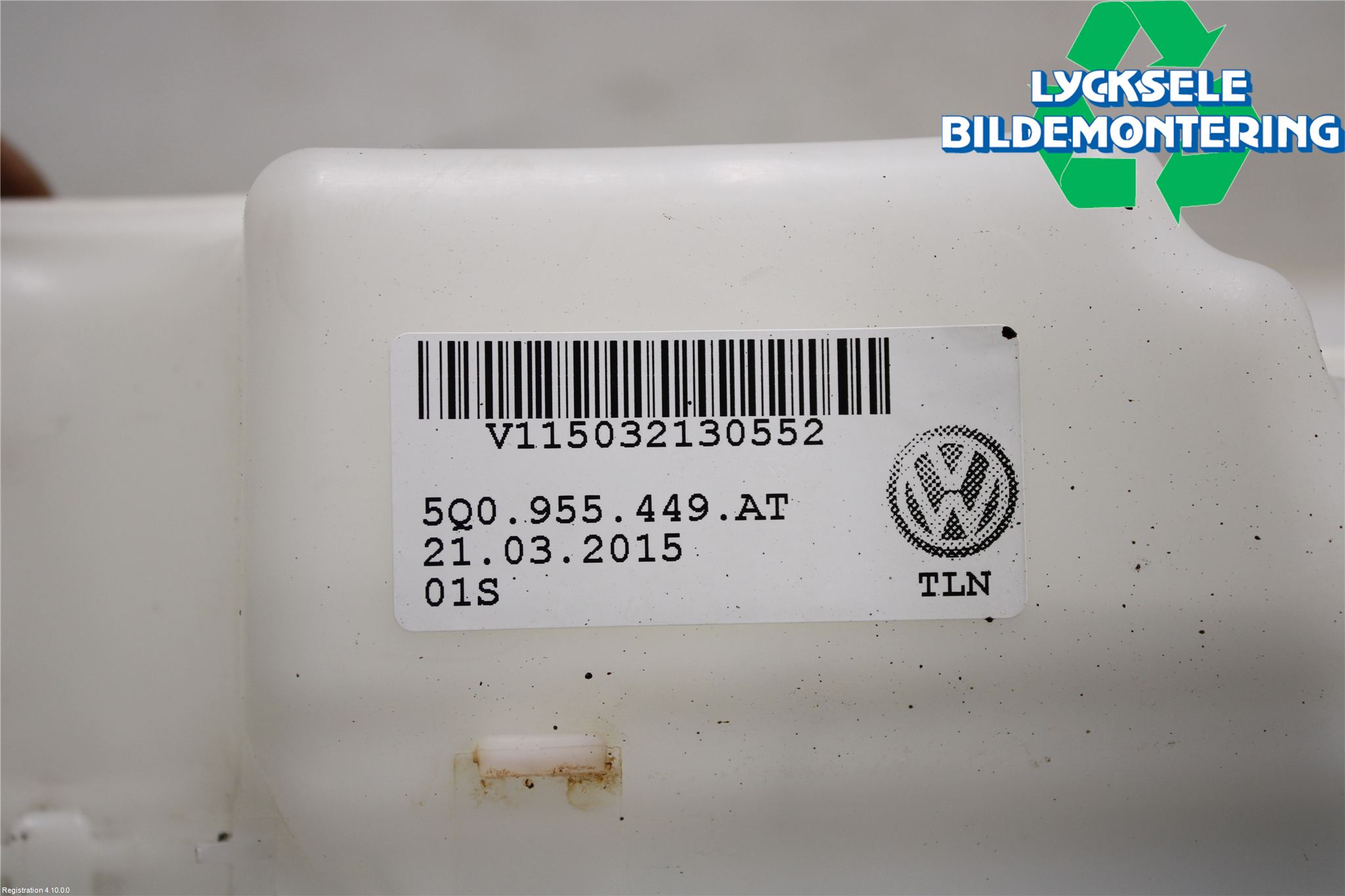 Audi A3/S3 8V 13-20 Spolartank Vindruta-Strål