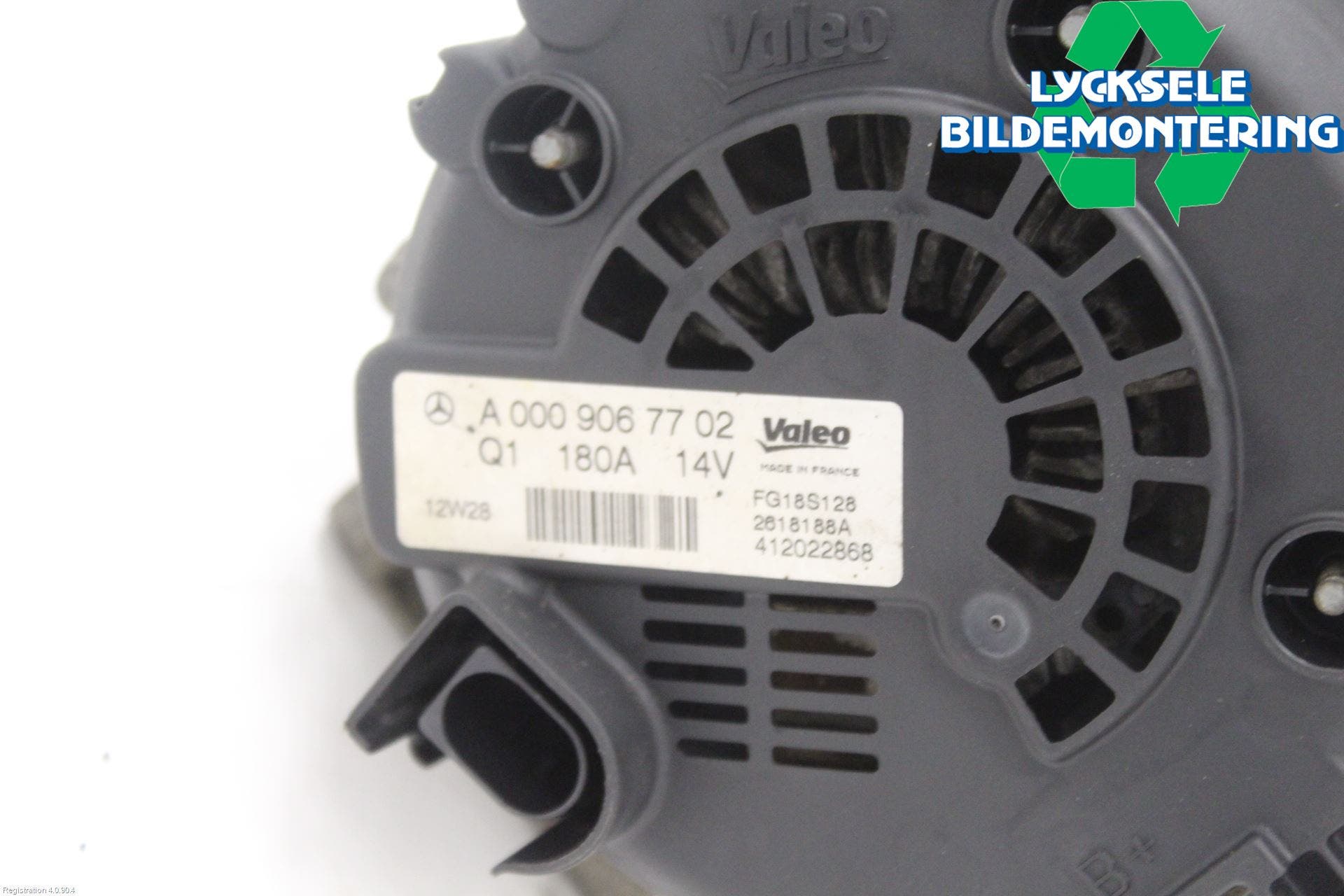 Mercedes-Benz MB C-KLASS (W204) 07-15 Generator