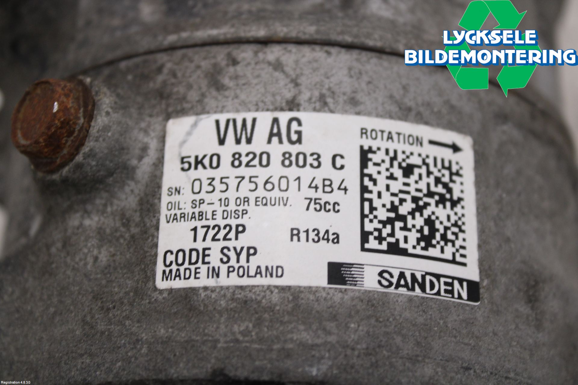 Skoda FABIA 07-14 Ac Kompressor