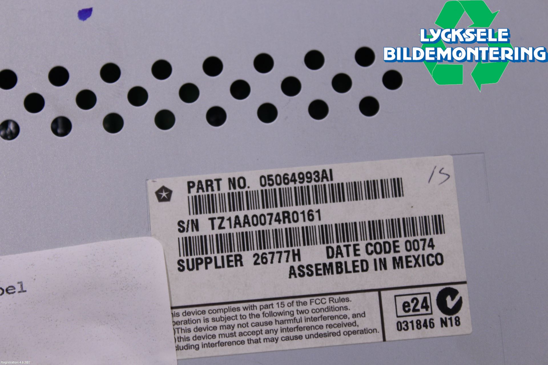 Fiat FREEMONT Bildskärm