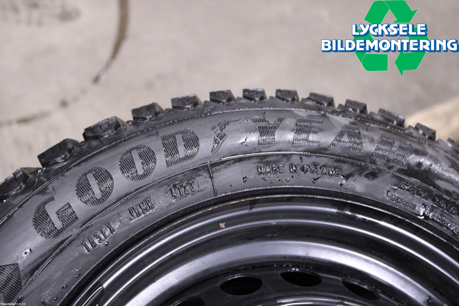 Hyundai i10 LA 20- Vinterdäck Plåtfälg 4St