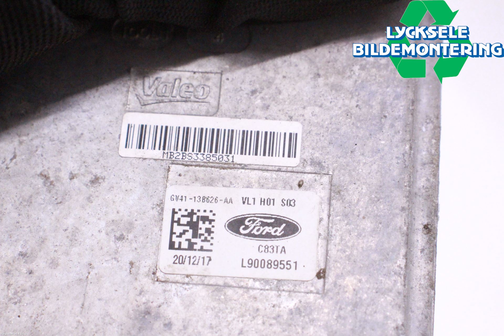 Ford KUGA 17-19 Styrenhet Strålkastare