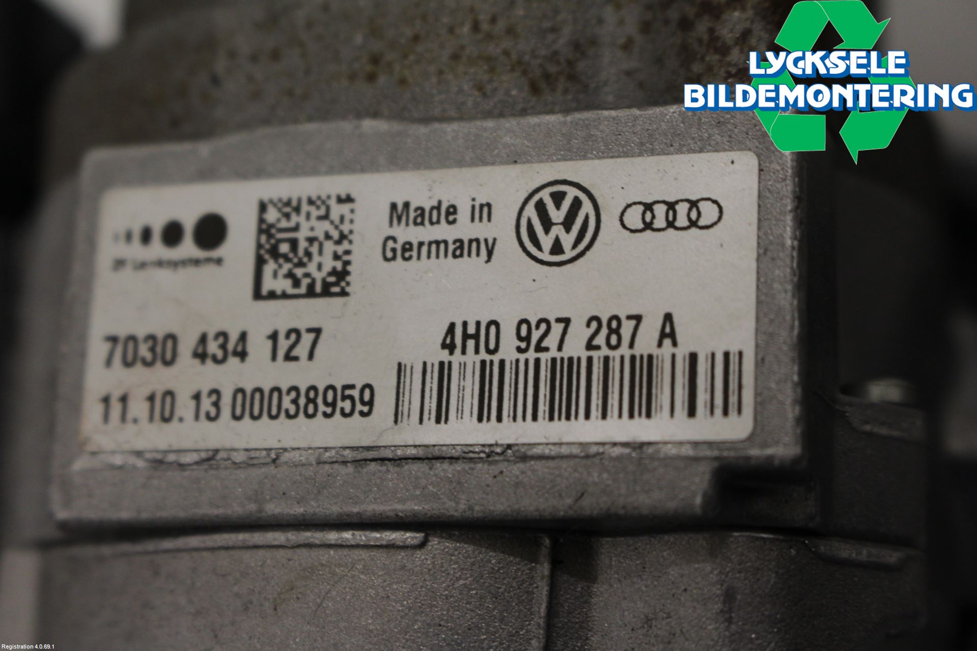 Audi A8/S8 4H 10-17 Rattaxelagg Justerbart