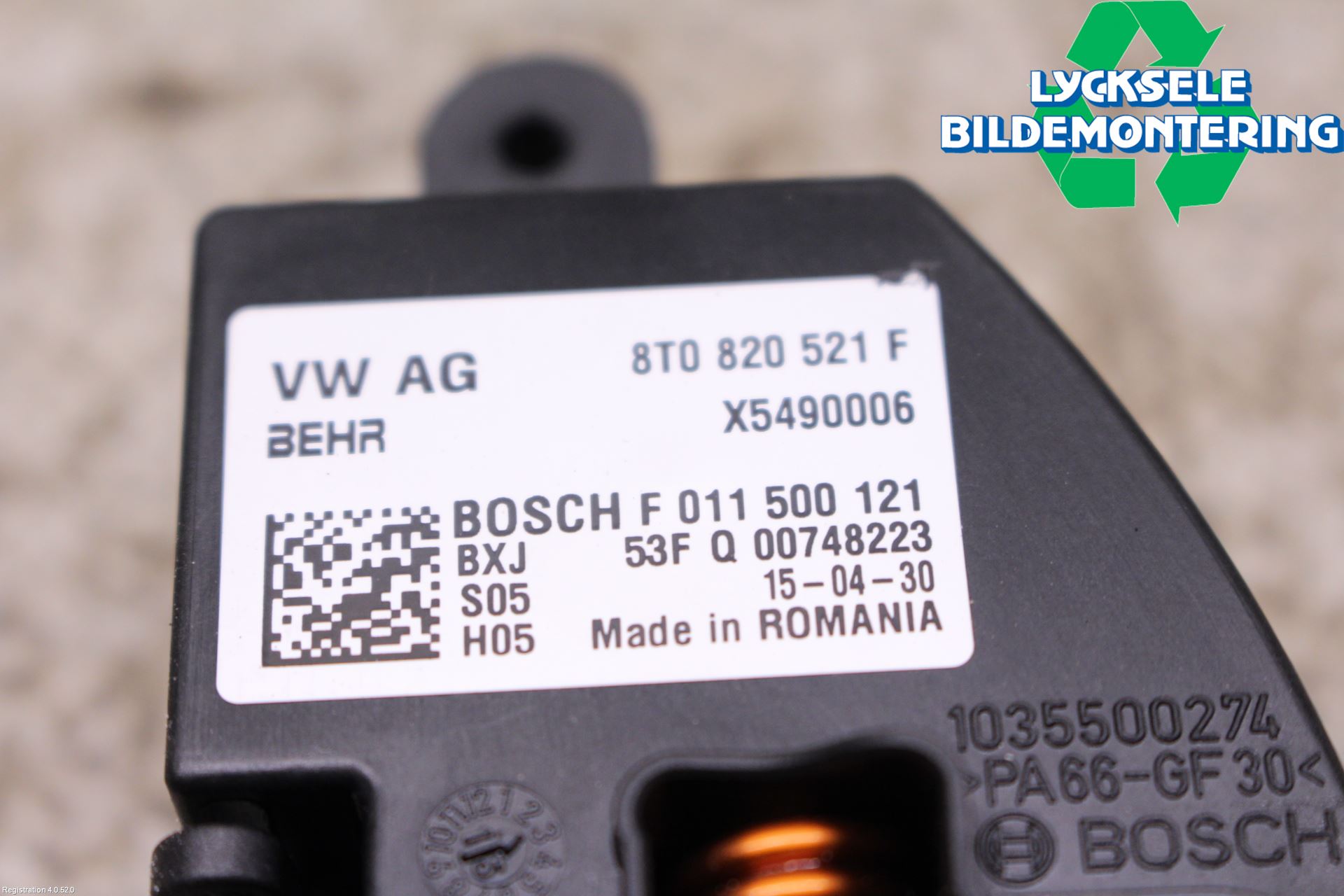 Audi A4 12-15 Värmefläktsmotstånd