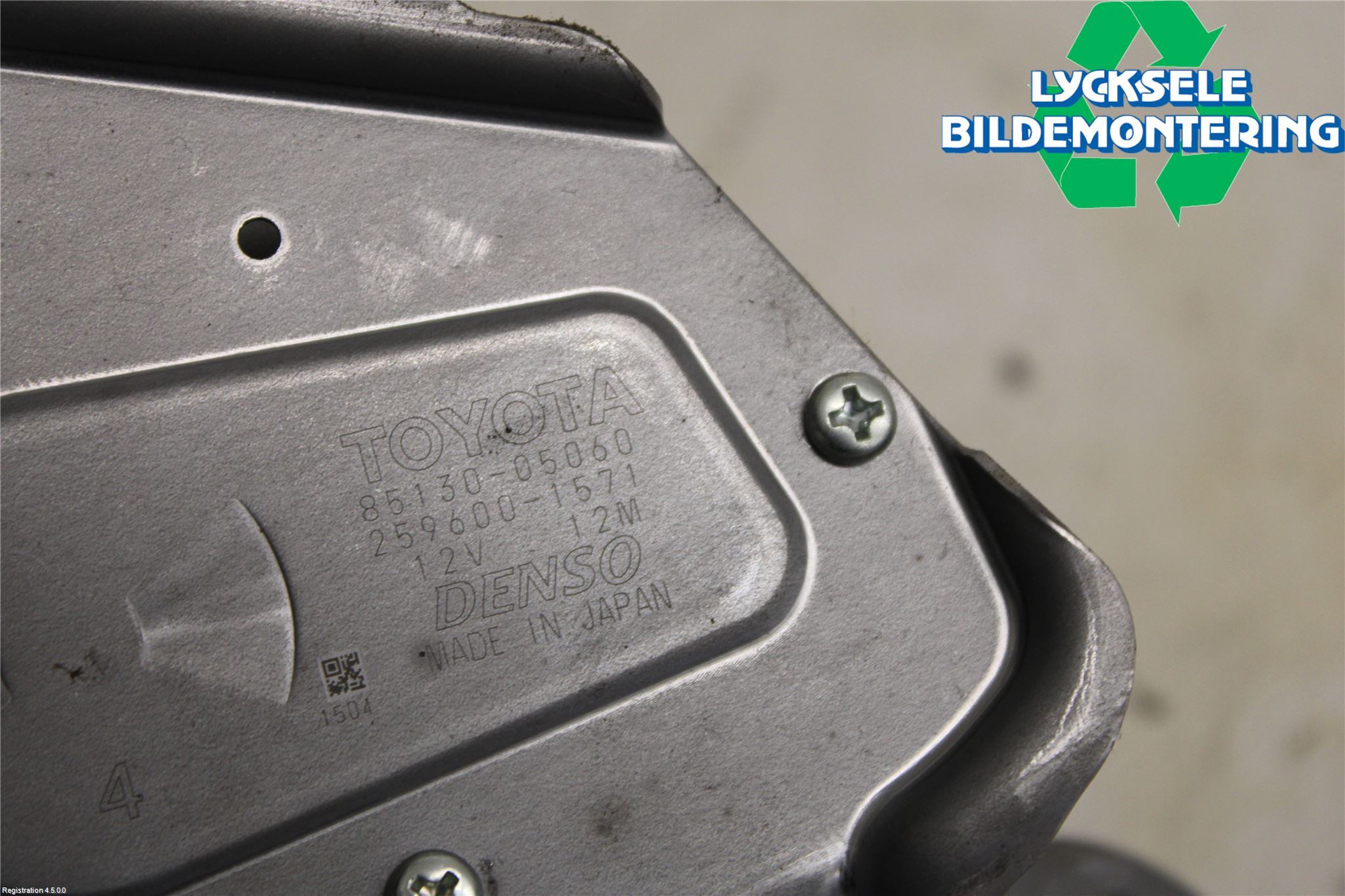 Toyota AVENSIS 09-15 Torkarmotor Baklucka