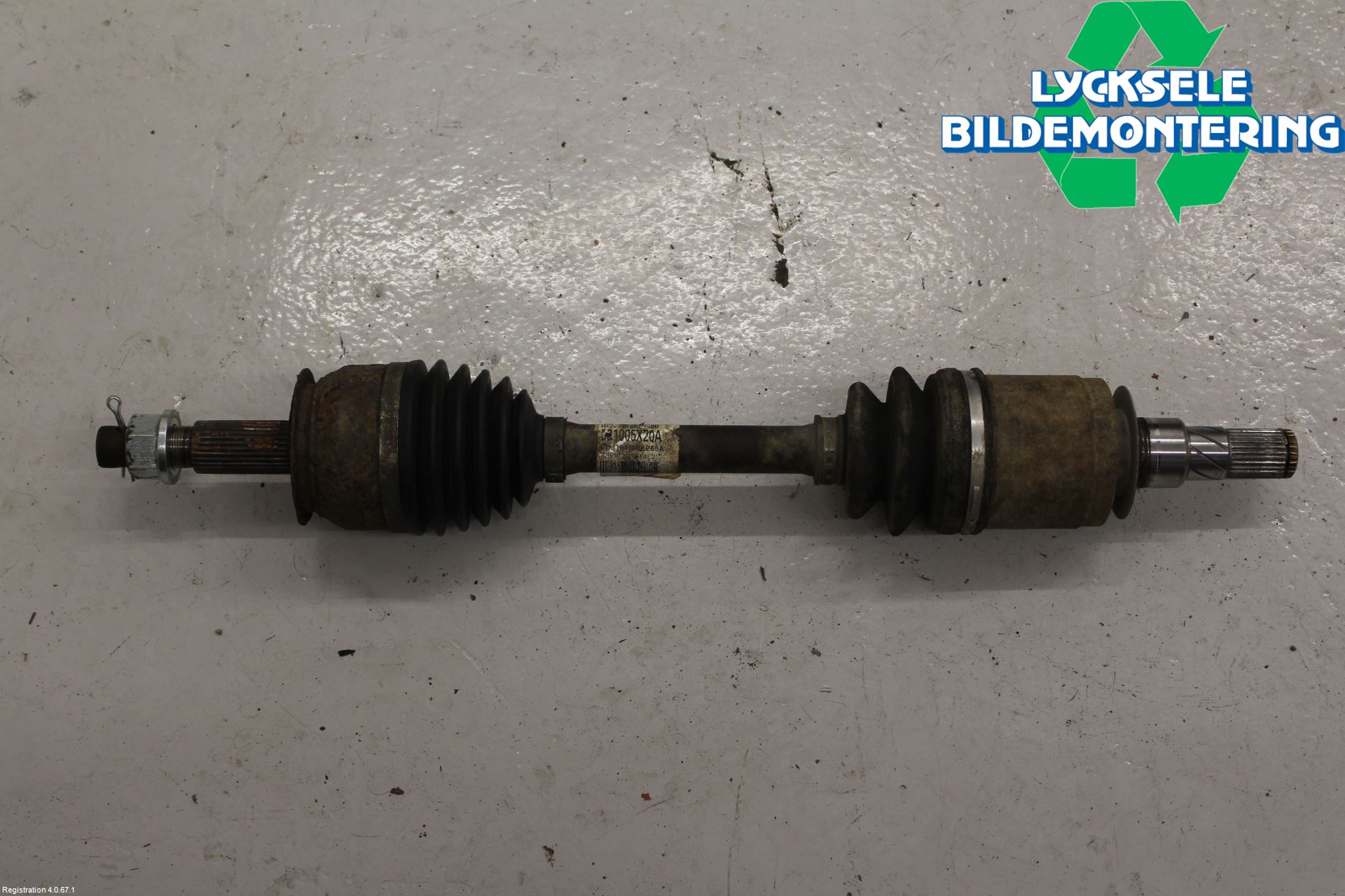 Nissan PATHFINDER R51 05-12 Drivaxel Fram Höger