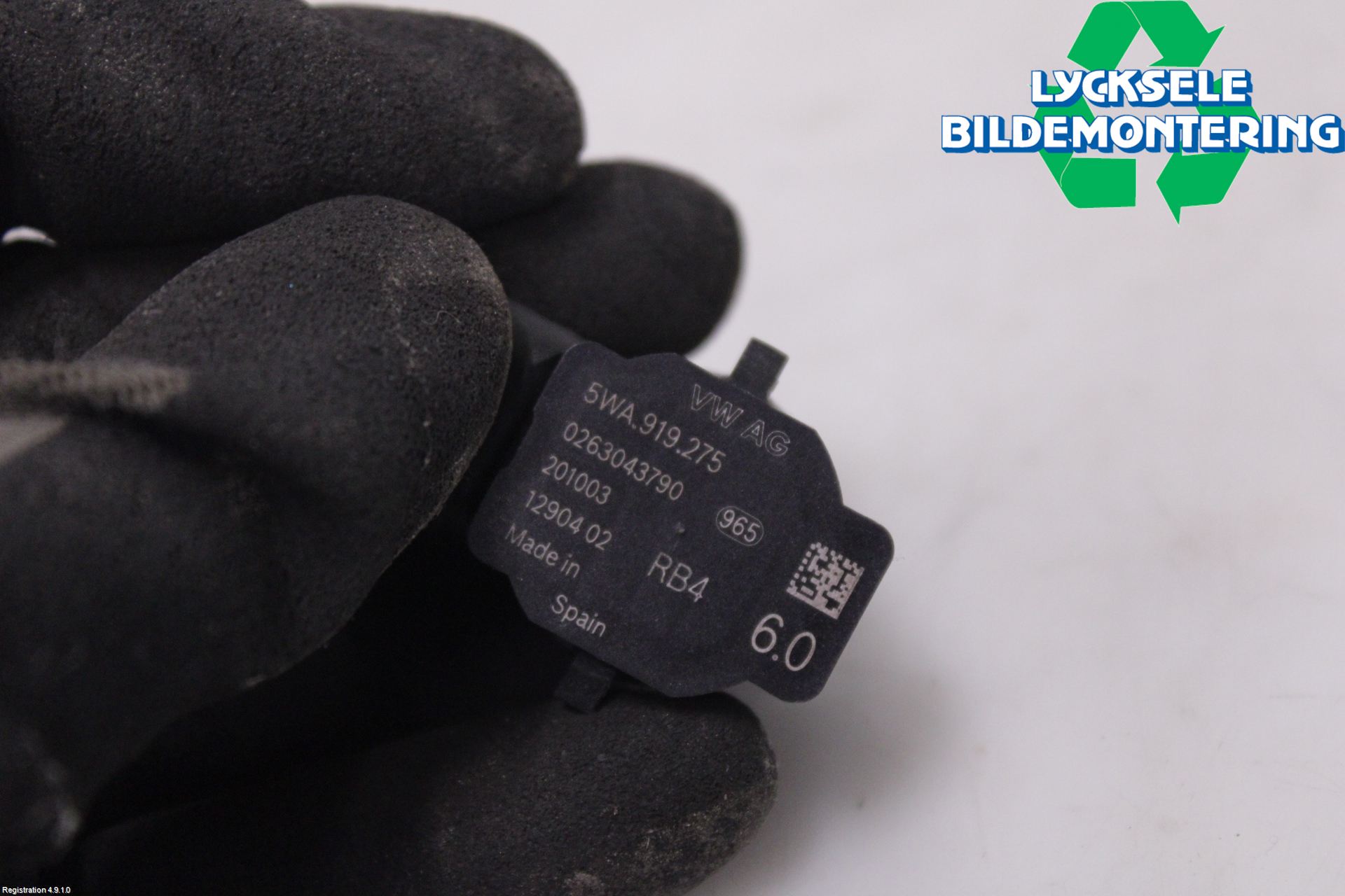 Volkswagen VW ID.3 21- Parkeringshjälp Backsensor