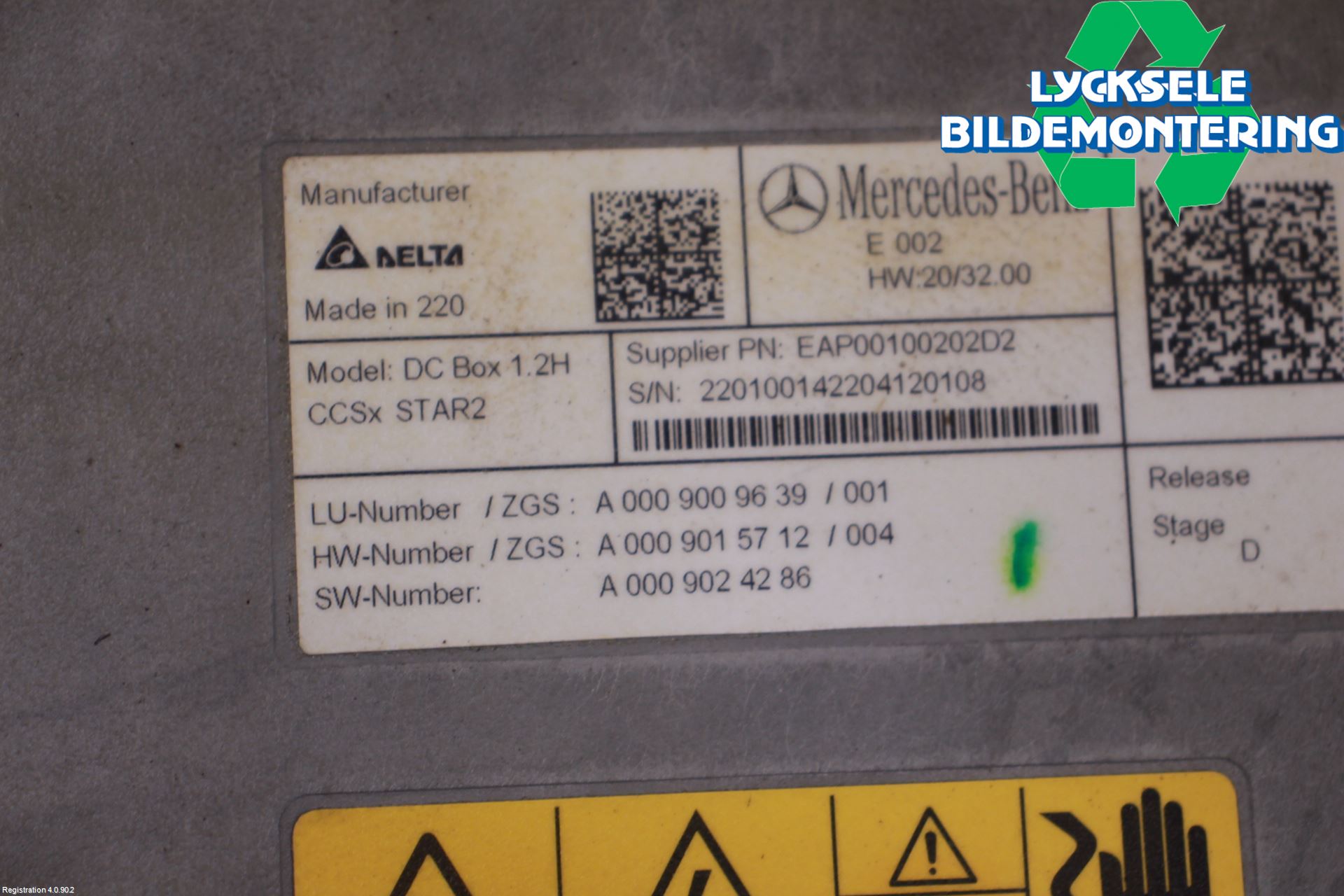 Mercedes-Benz MB EQB (X243) 22- Batteriladdare Högspänning