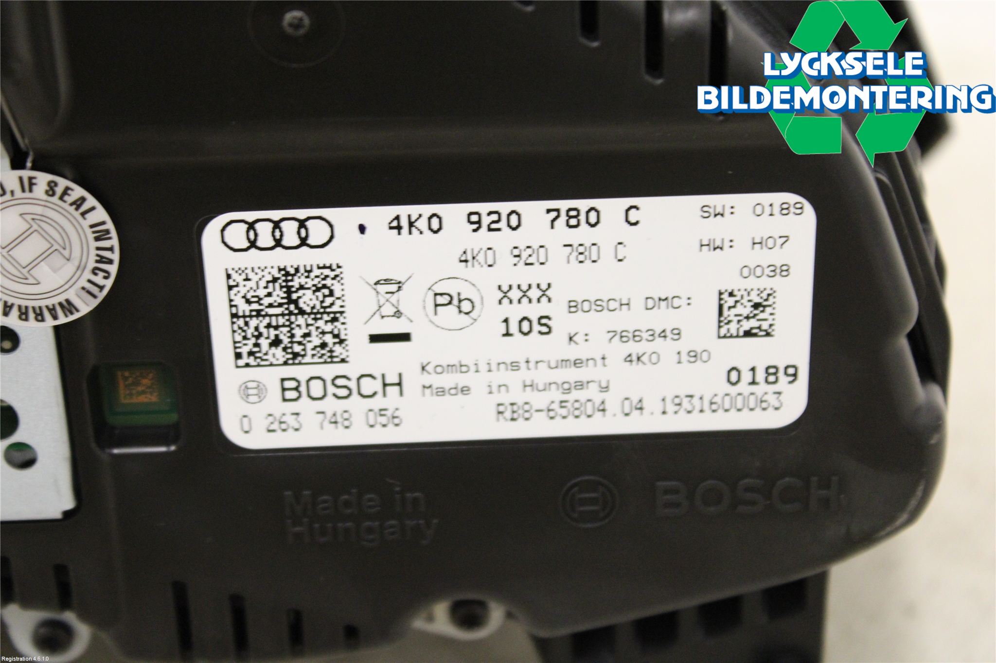 Audi A6 F2/C8 19- Instrument Komb