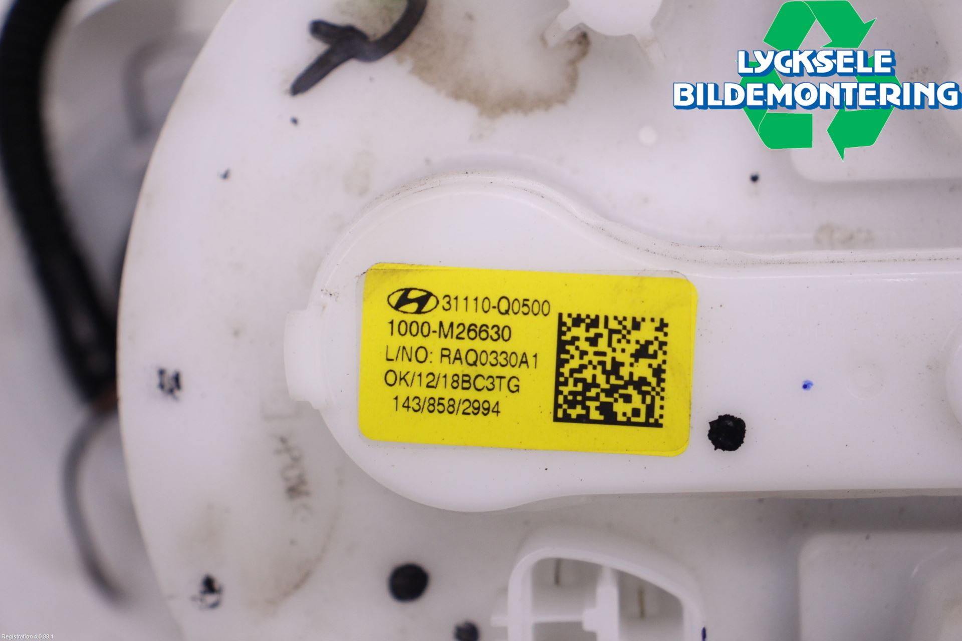Hyundai i20 BC 21- Bränslepump El