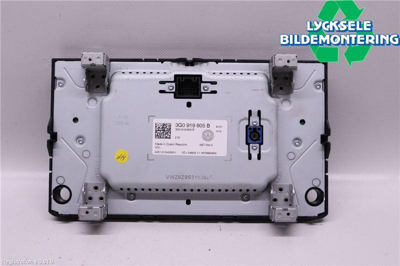 Volkswagen VW PASSAT 15-19 Cd Radio - Multimediapanel
