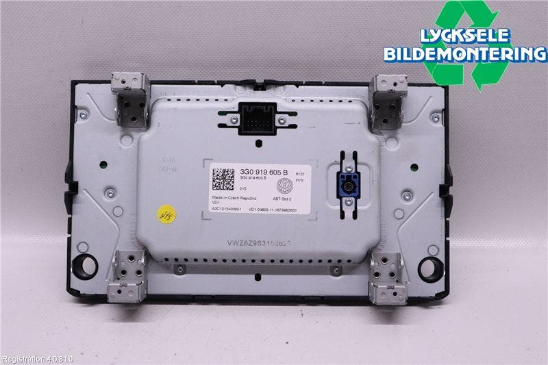 Volkswagen VW PASSAT 15-19 Cd Radio - Multimediapanel