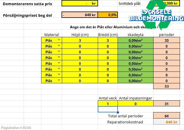 Hyundai i30 FD 07-12 Skärm Fram Vänster
