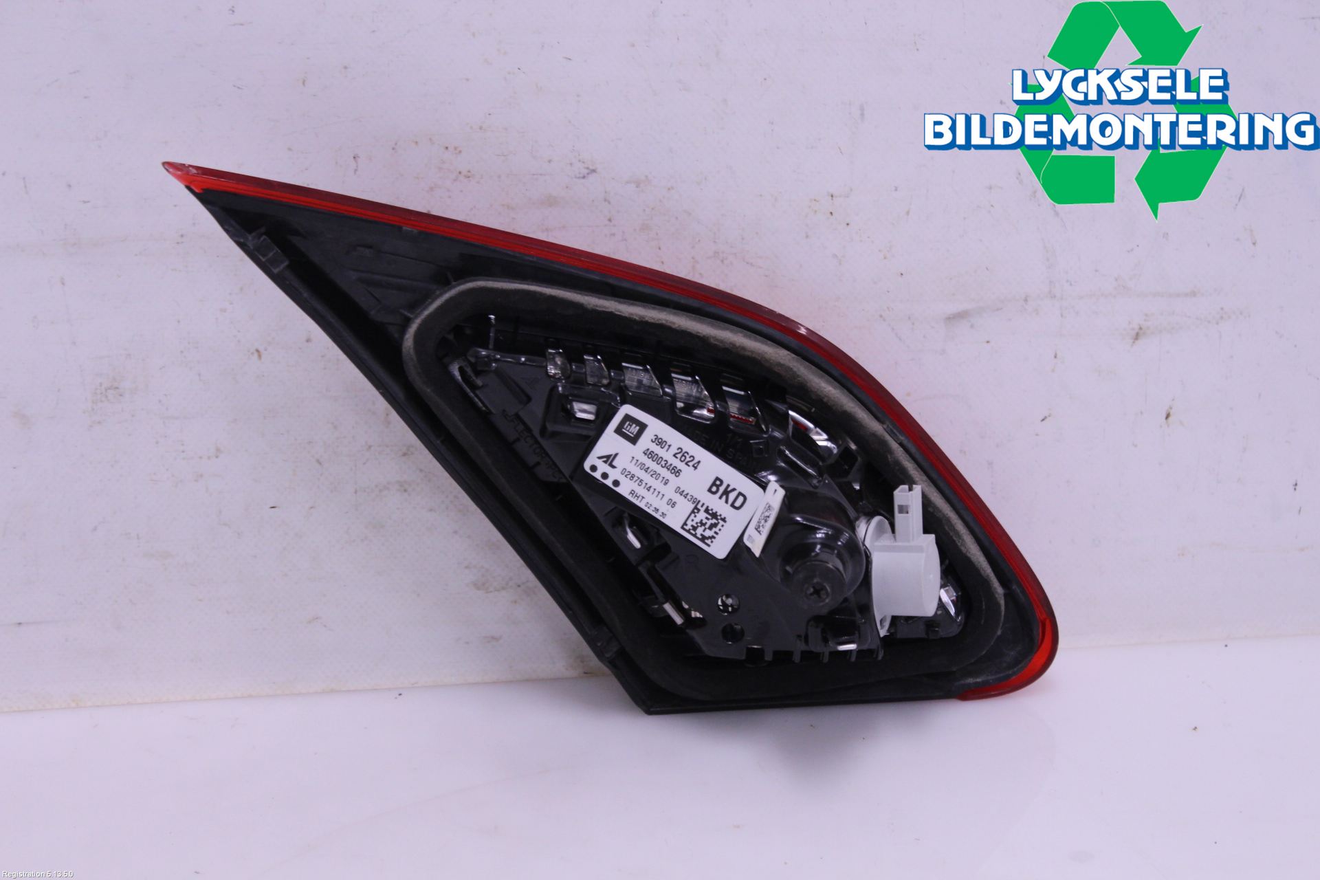 Opel CORSA E 15-19 Bakljus Lucka Hö