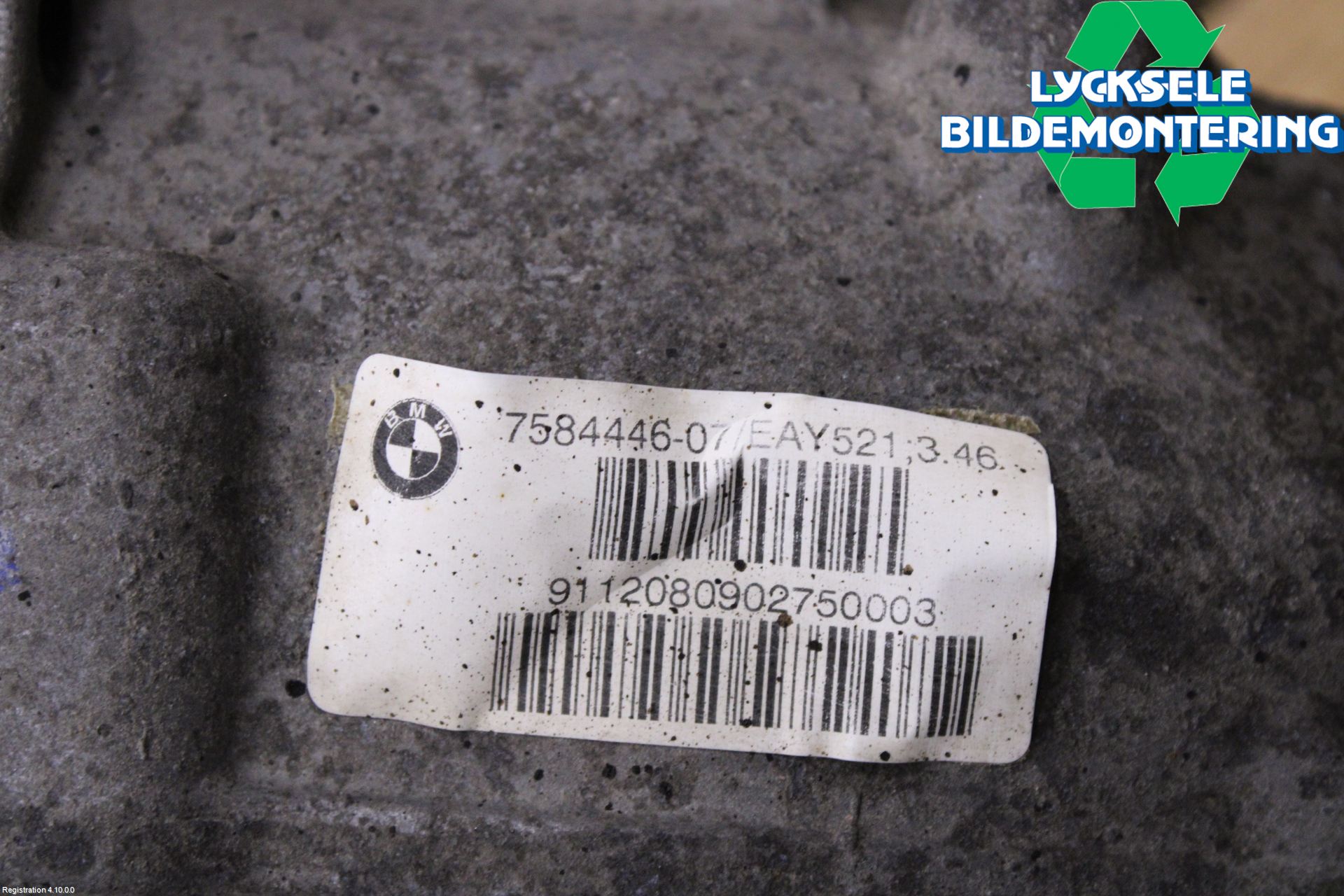 BMW 5 F10/F11/F18 09-17 Bakväxel-Diff