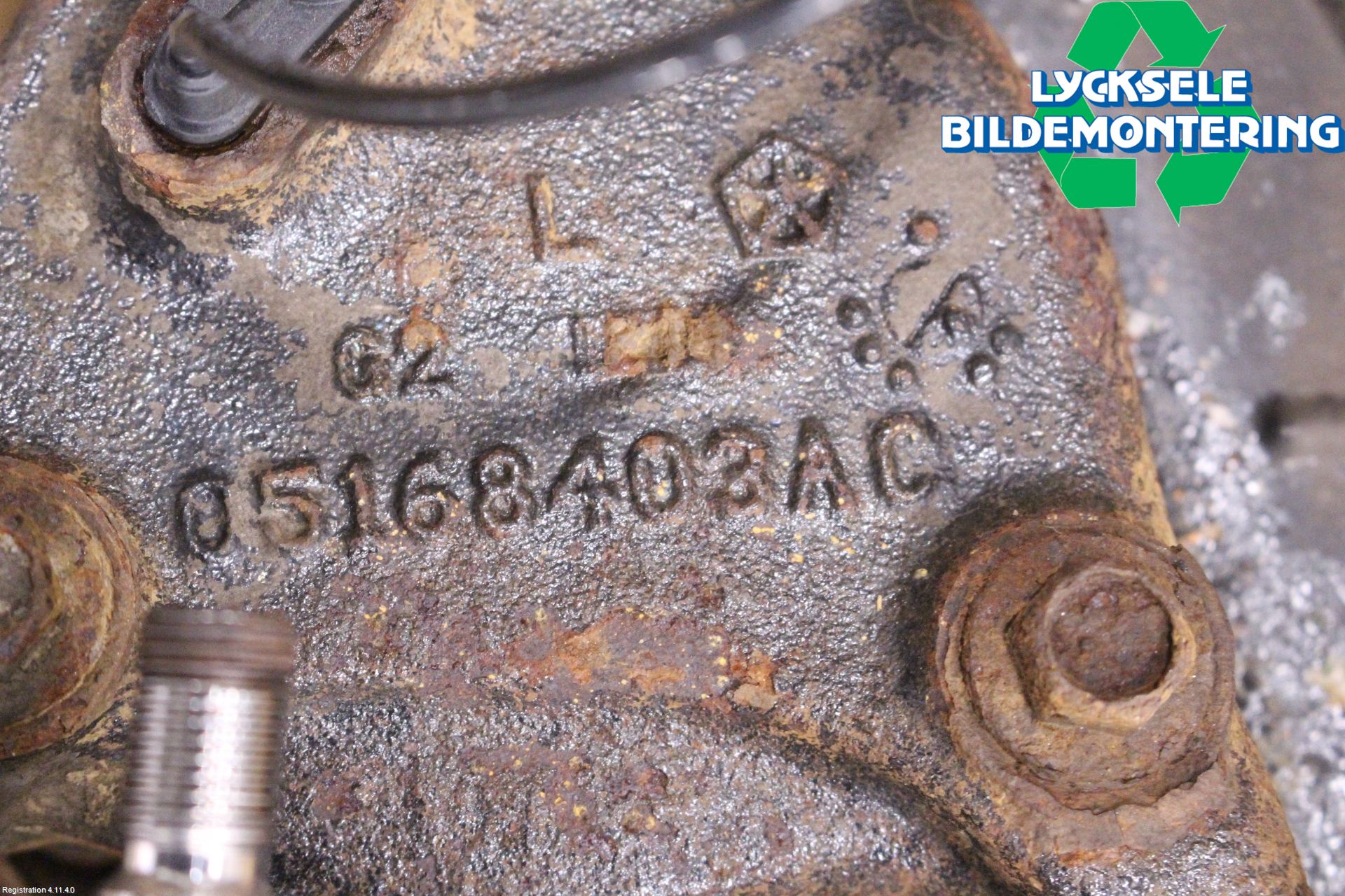 Lancia THEMA Styrspindel Lagerhus Hö