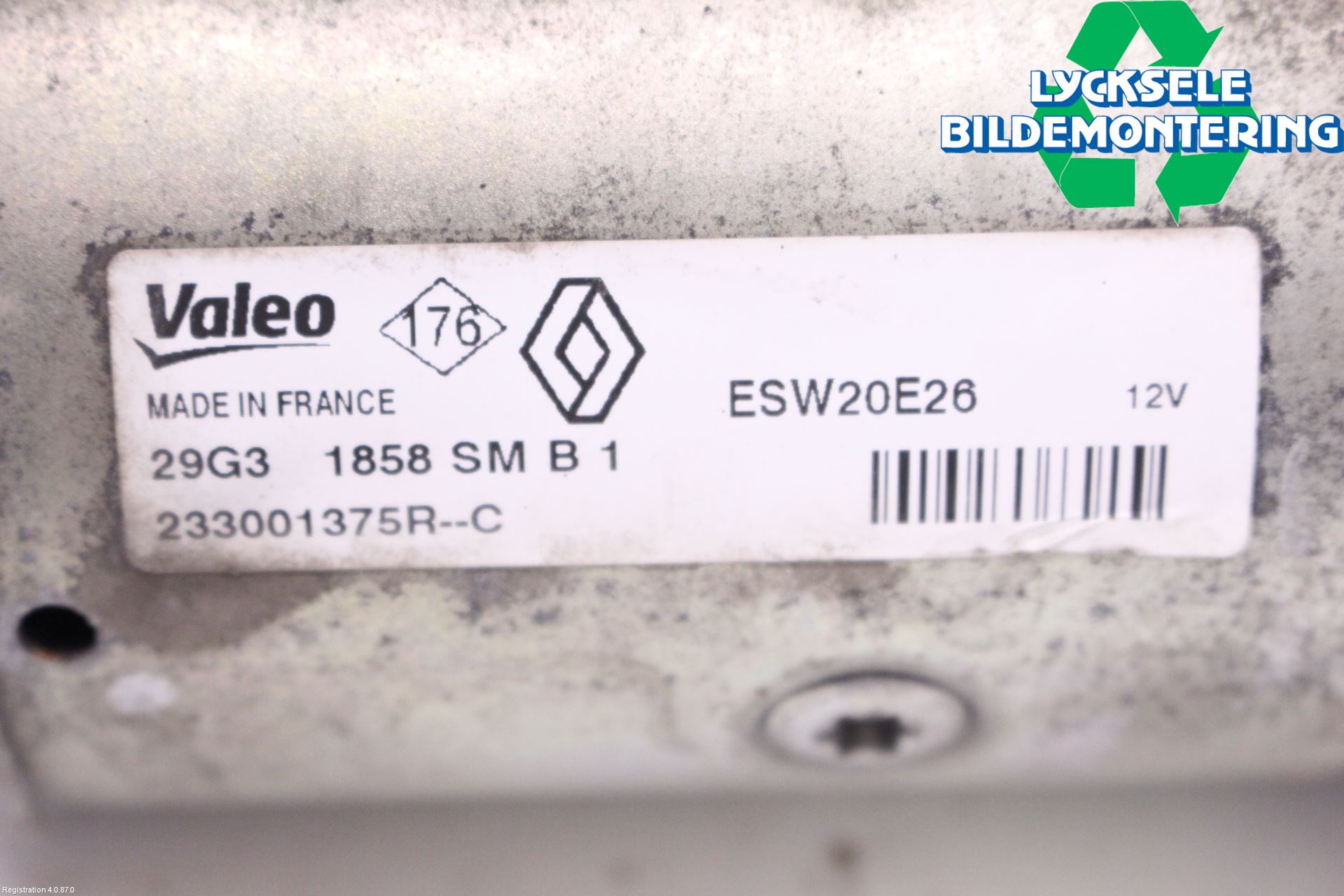 Nissan QASHQAI 10-14 Startmotor Diesel