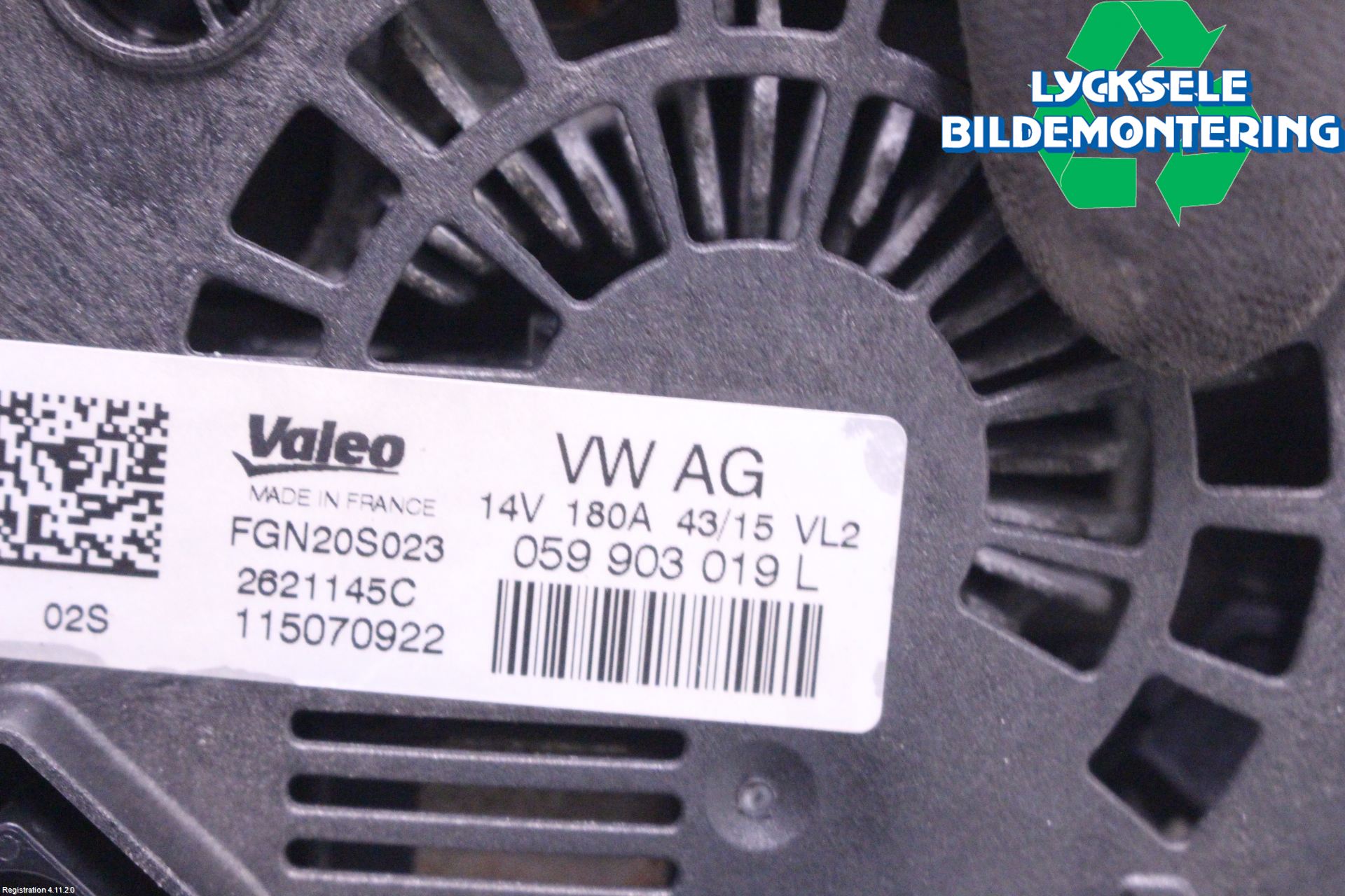 Audi A6 ALLROAD 12-18 Generator