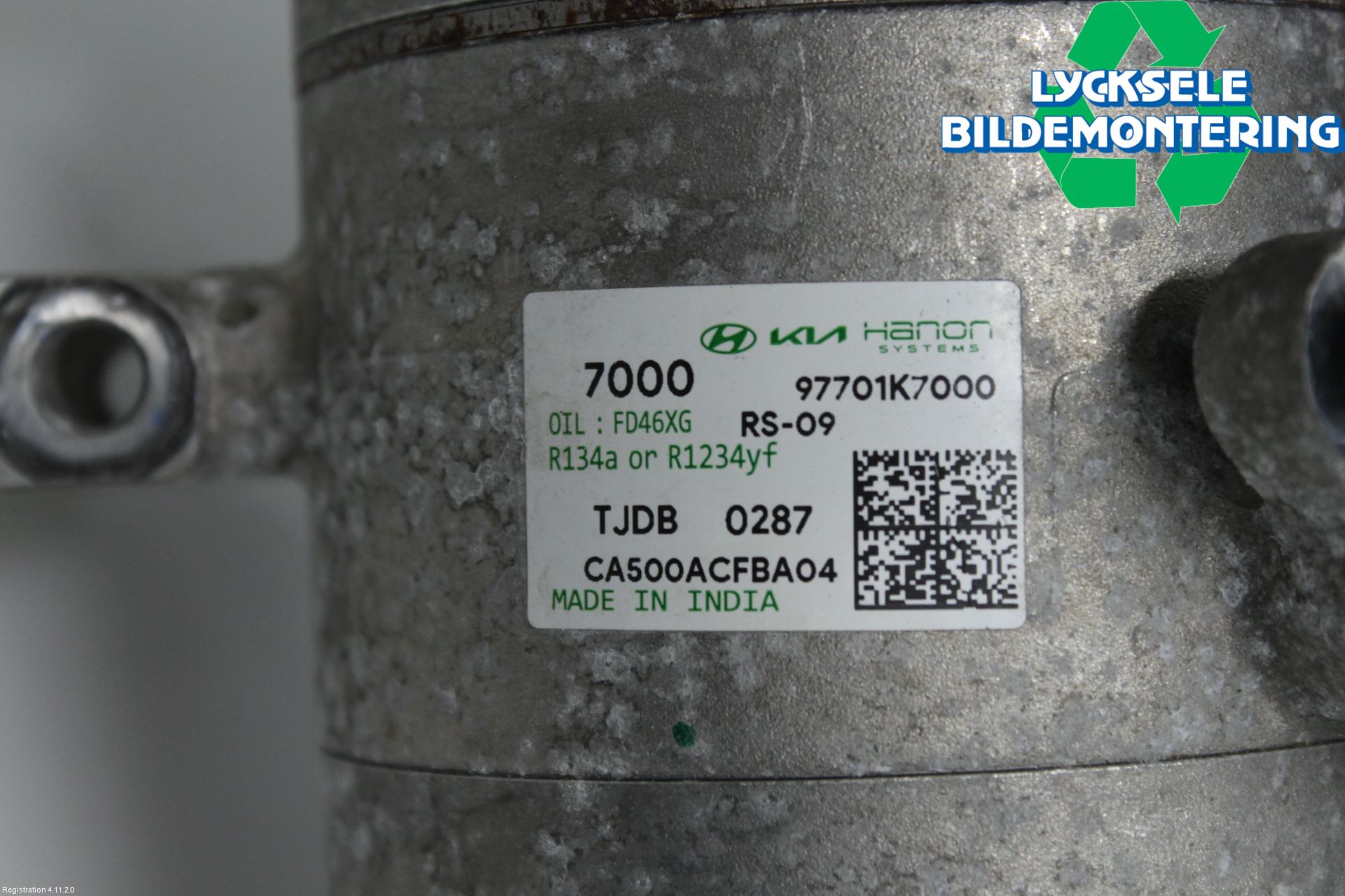 Hyundai i10 LA 20- Ac Kompressor