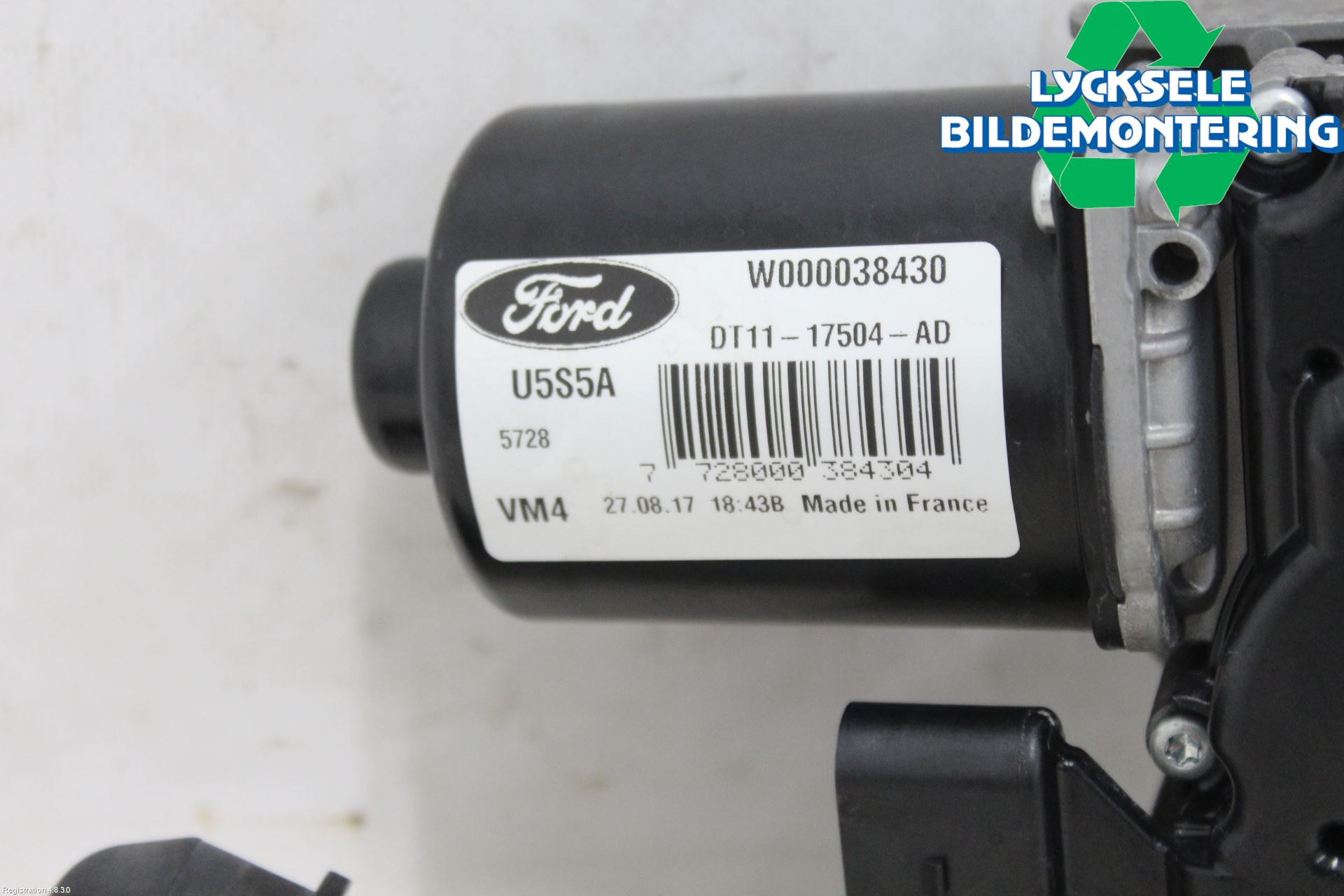 Ford TRANSIT/TOURNEO CONNECT 13-22 Torkarmotor Vindruta