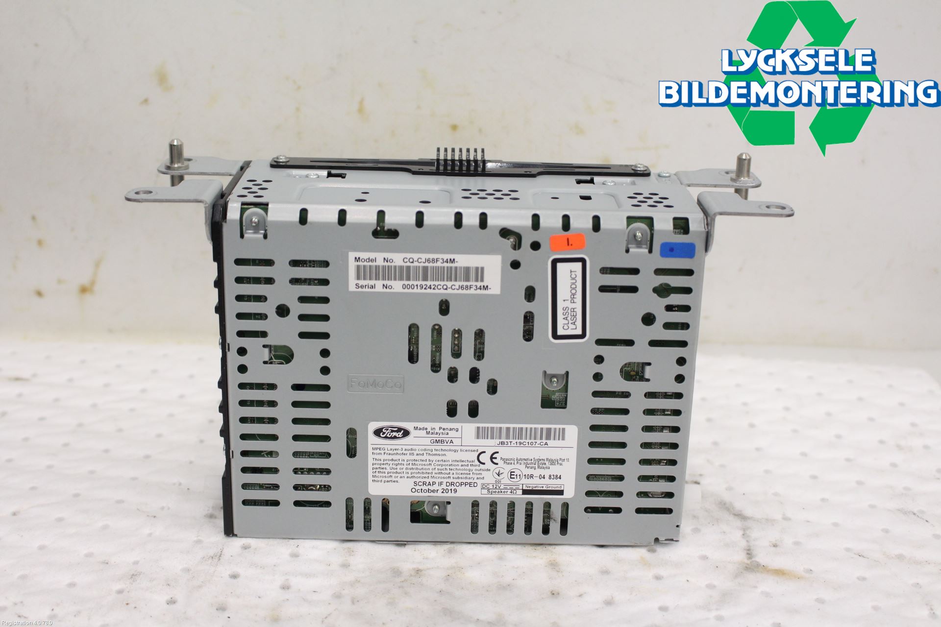 Ford RANGER EU 12-23 Cd Radio - Multimediapanel