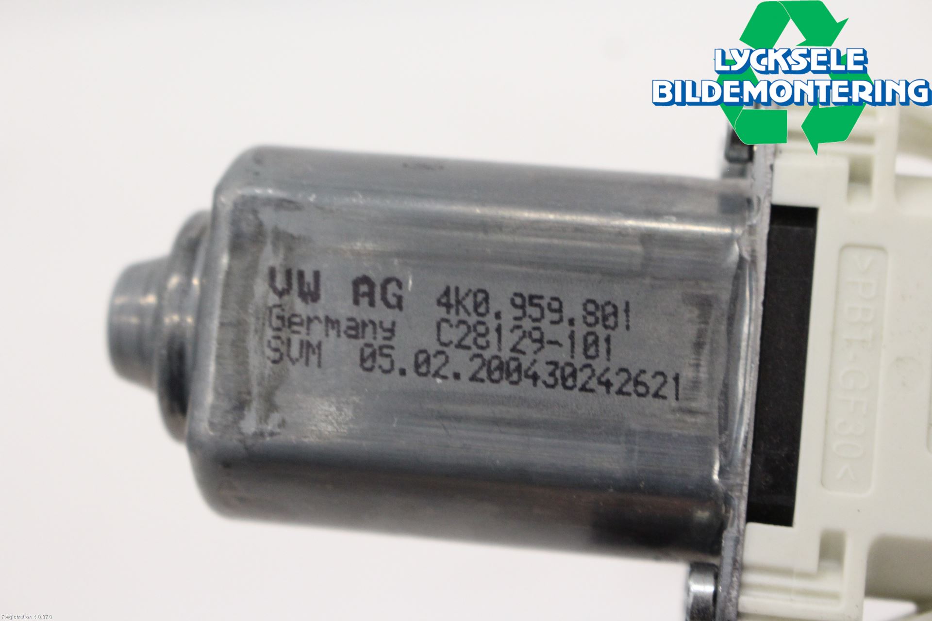 Audi E-TRON, S GE 19- Fönsterhissmotor