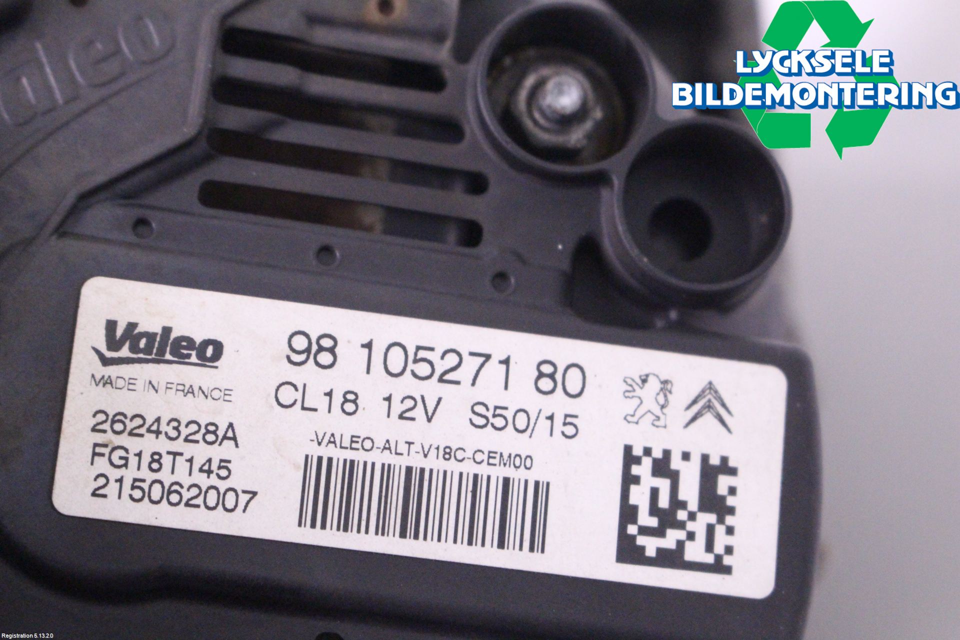 Peugeot PARTNER 16-18 Generator
