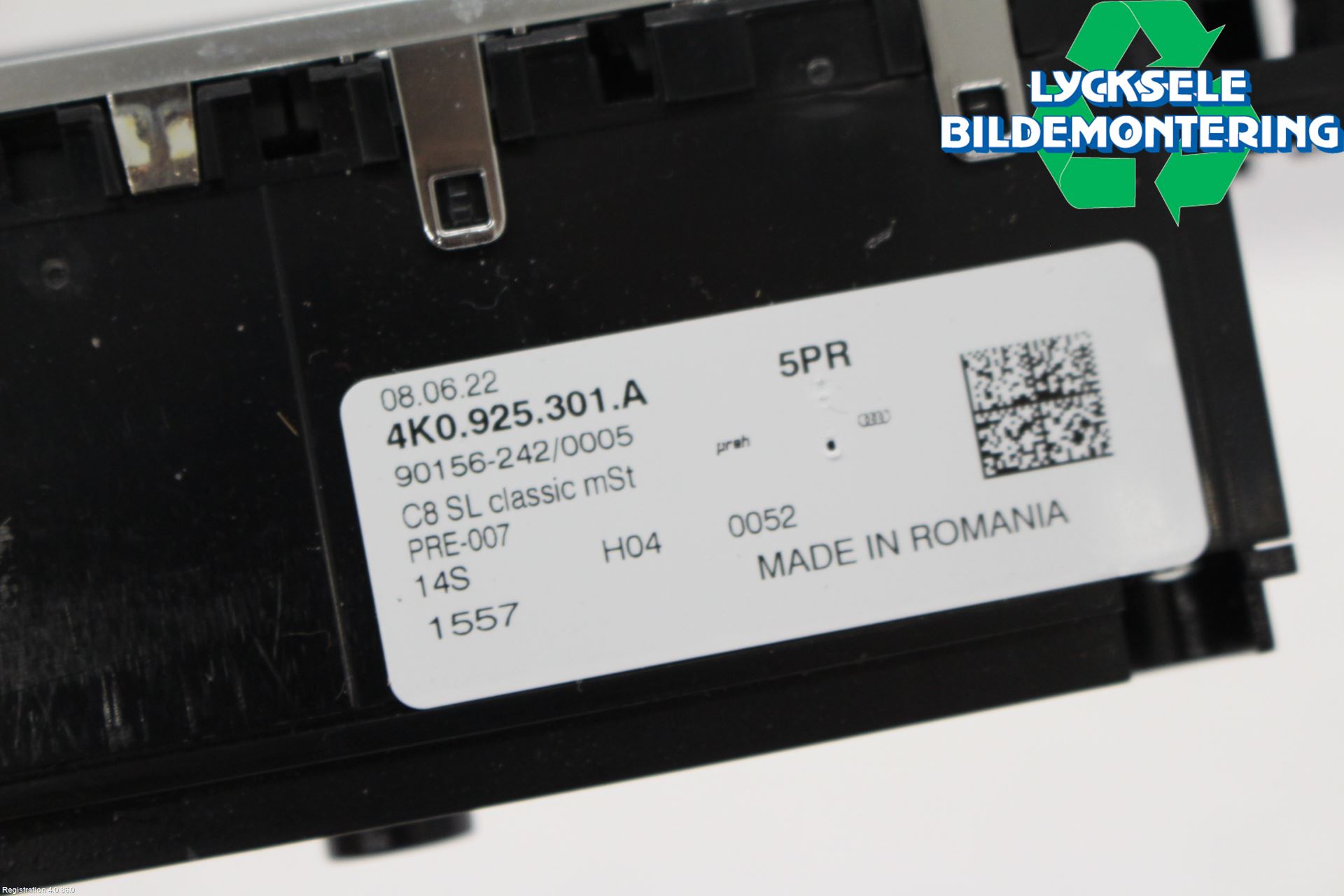 Audi A6 F2/C8 19- Strömställare Multifunktion