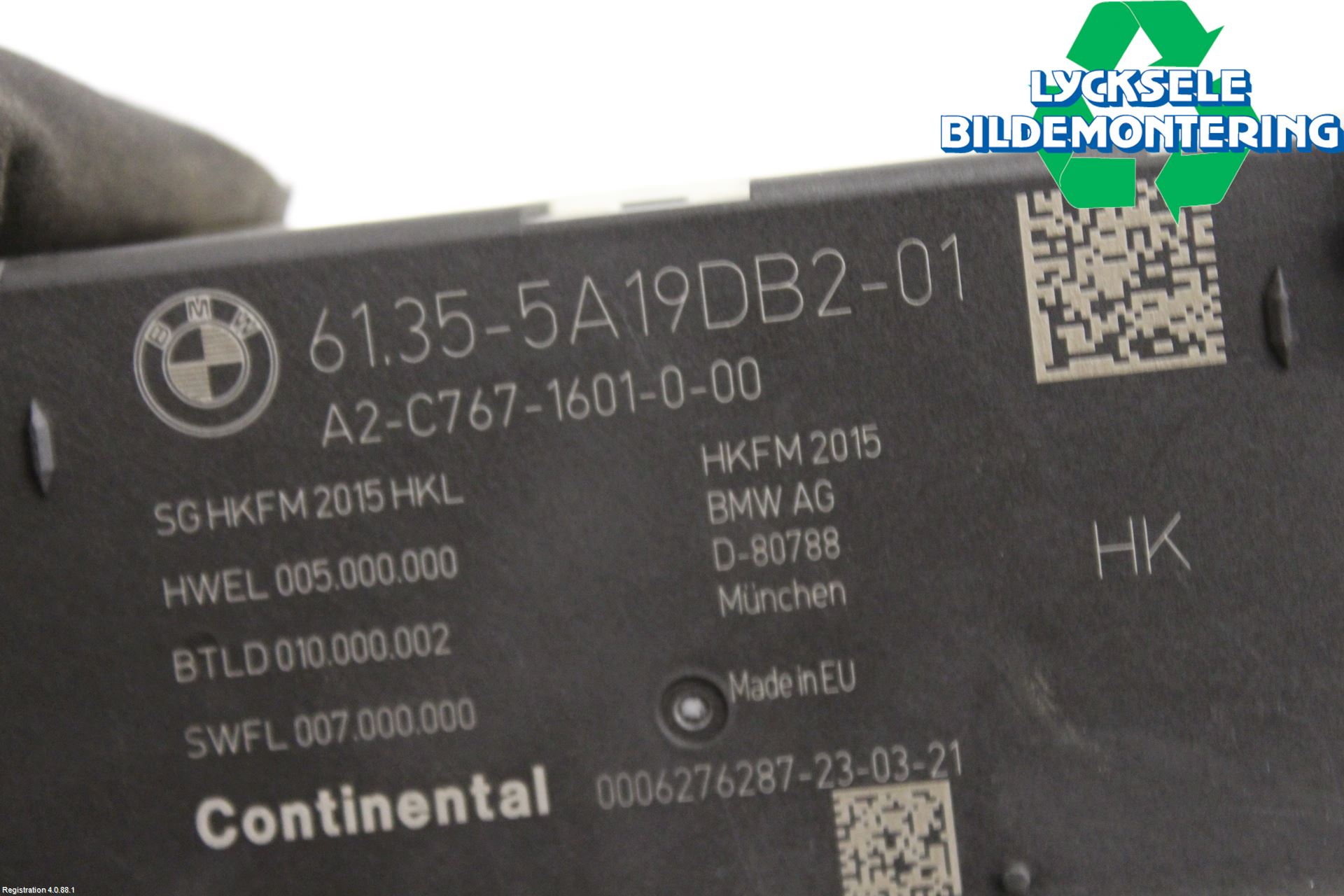 BMW 3 G20/G21/G80/G81 19- Styrenhet Baklucka