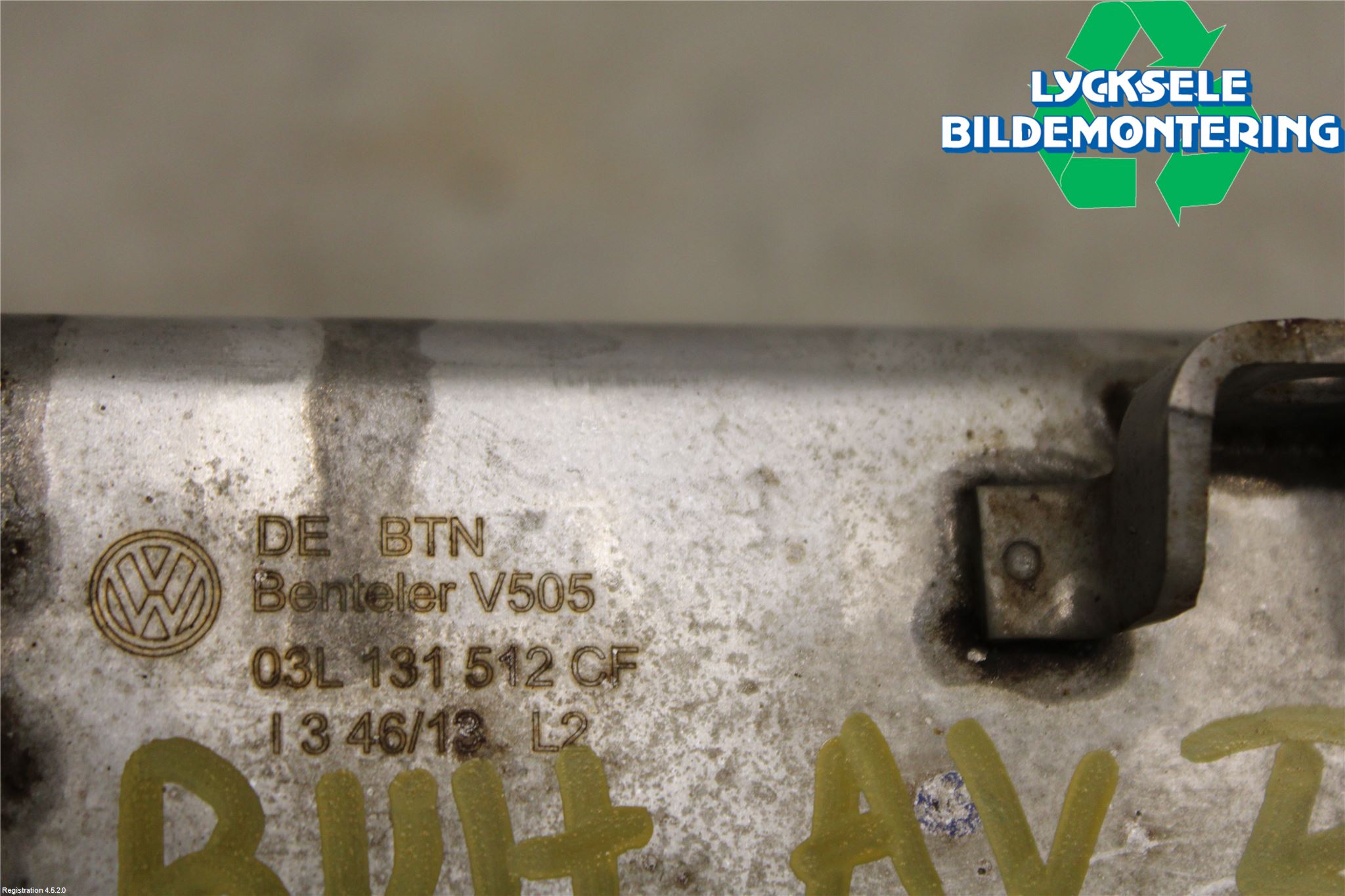 Volkswagen VW CADDY 11-15 Avgaskylare