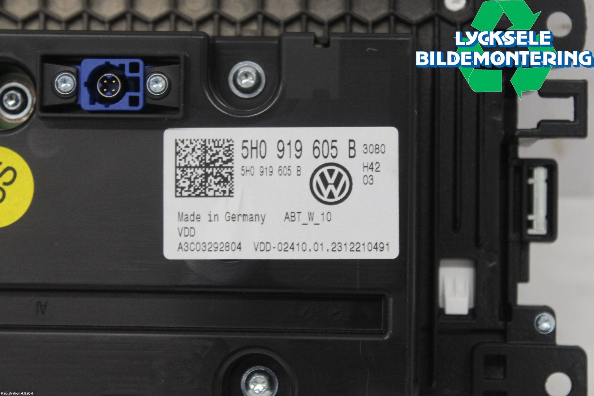 Volkswagen VW GOLF / E-GOLF VIII 20- Multifunktionsdisplay