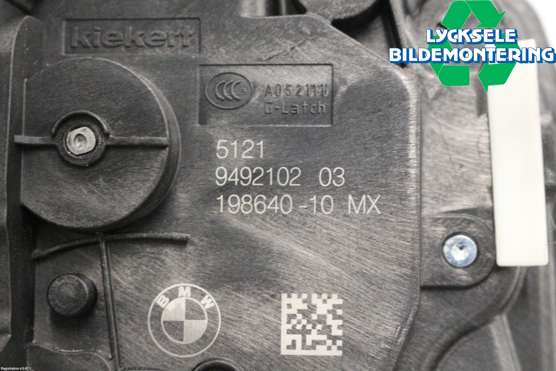 BMW X3 G01 18- Låskista-Dörrlås