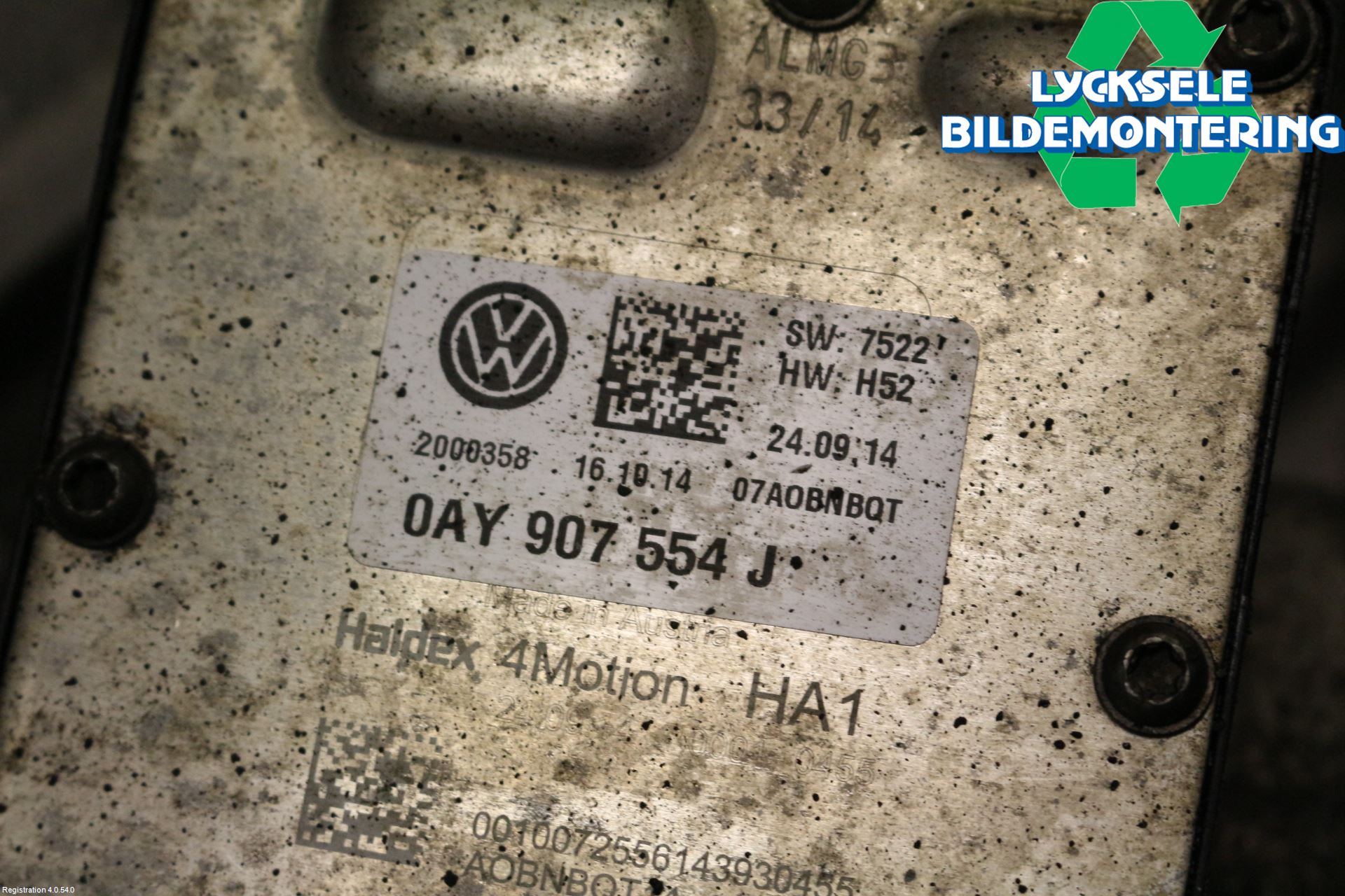 Seat ALHAMBRA 11- Bakväxel-Diff