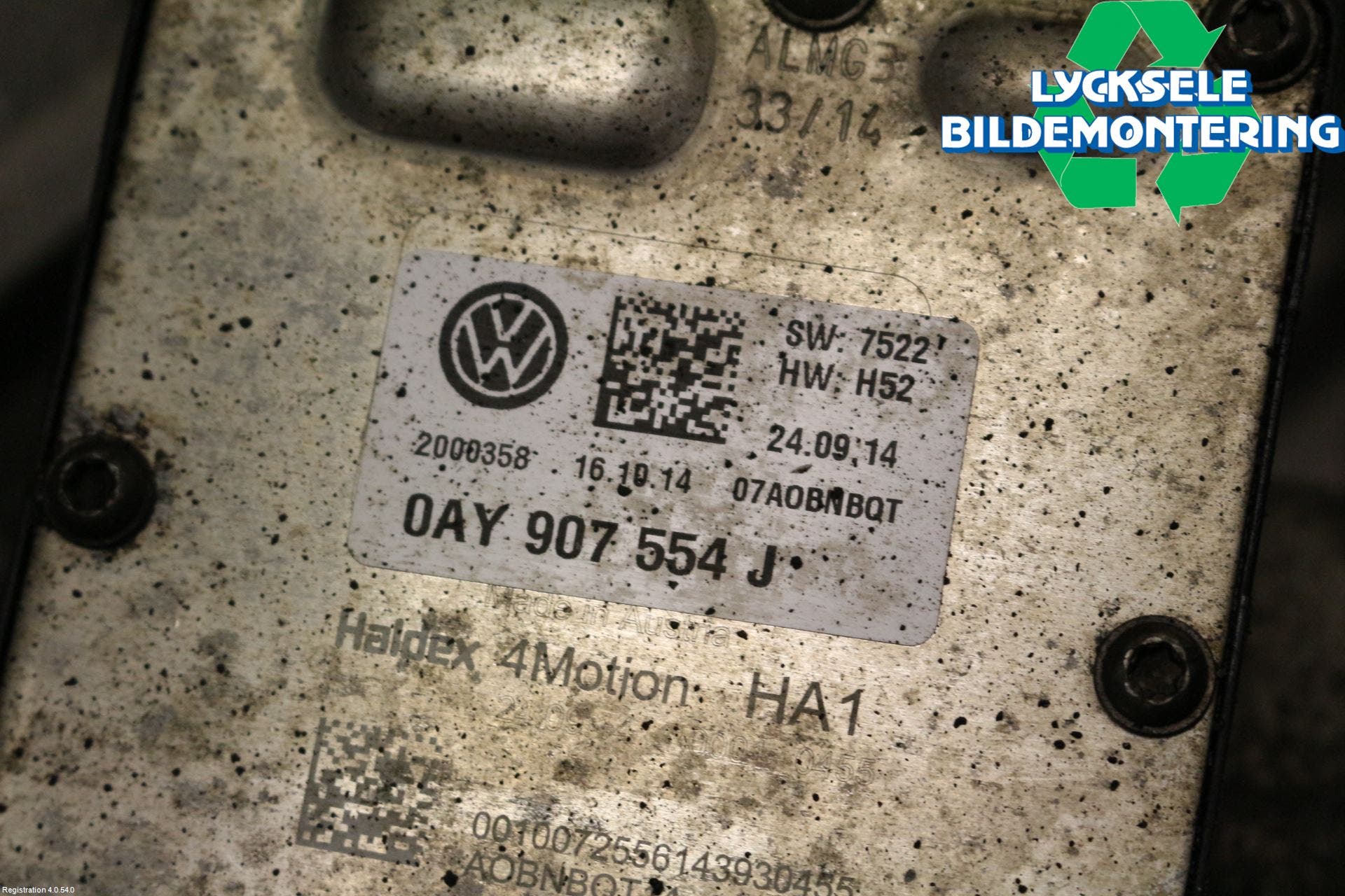 Seat ALHAMBRA 11- Bakväxel-Diff