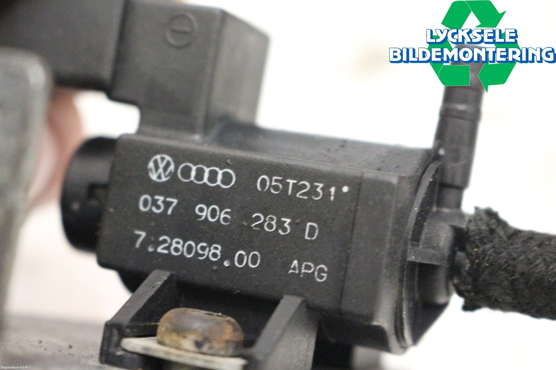 Volkswagen VW TRANSP/CARAVELLE (T5) 04-15 Vakuumventil