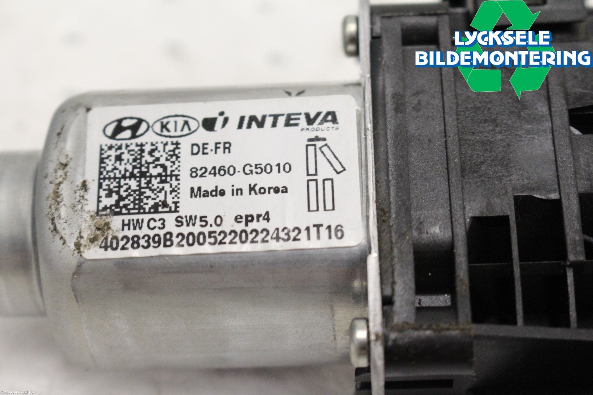 Kia NIRO (DE) 17-22 Fönsterhissmotor