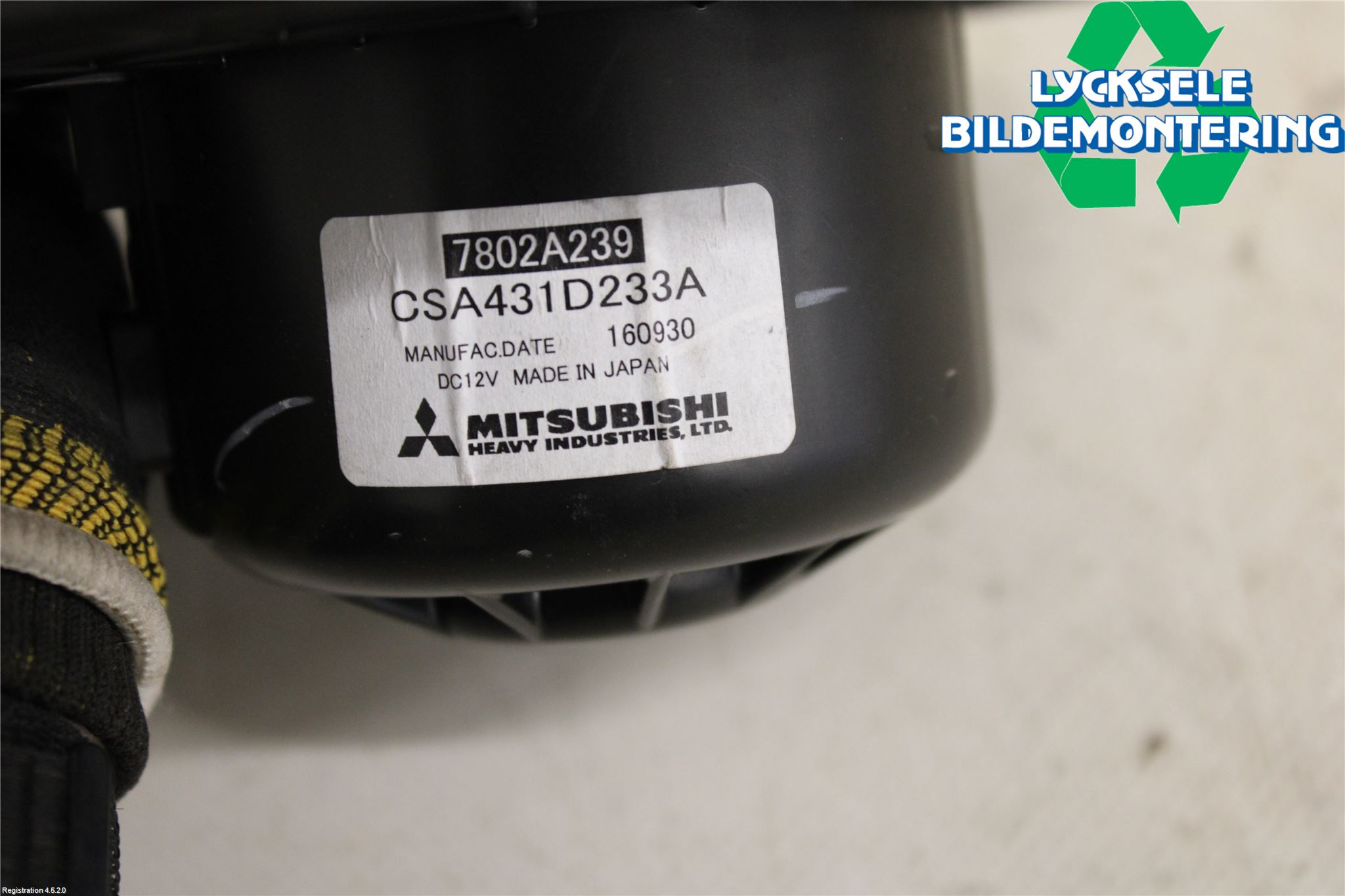 Mitsubishi ASX 10-22 Ac Värmefläkt