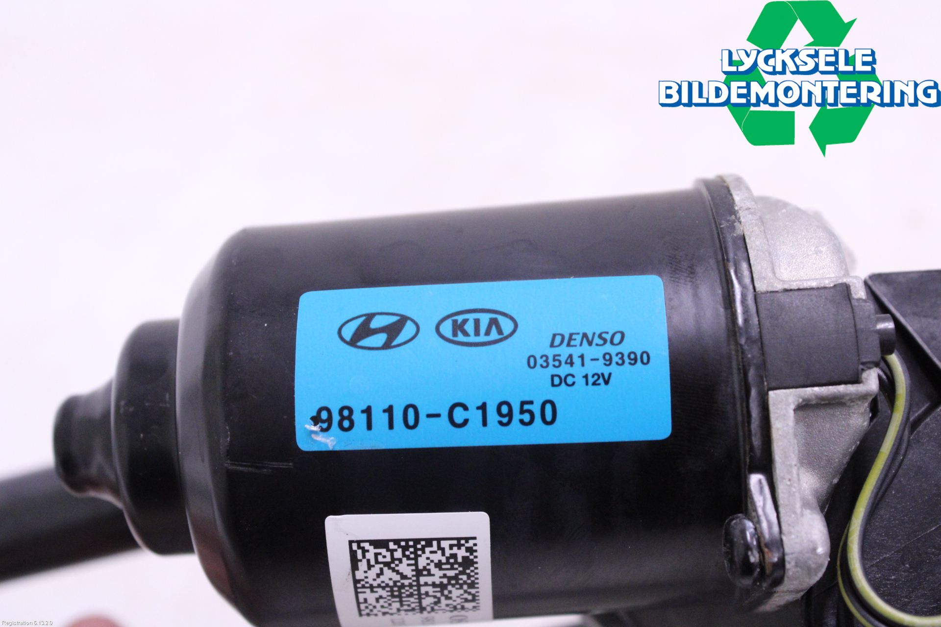 Hyundai KONA/ELECTRIC OS 18-23 Torkarmotor Vindruta