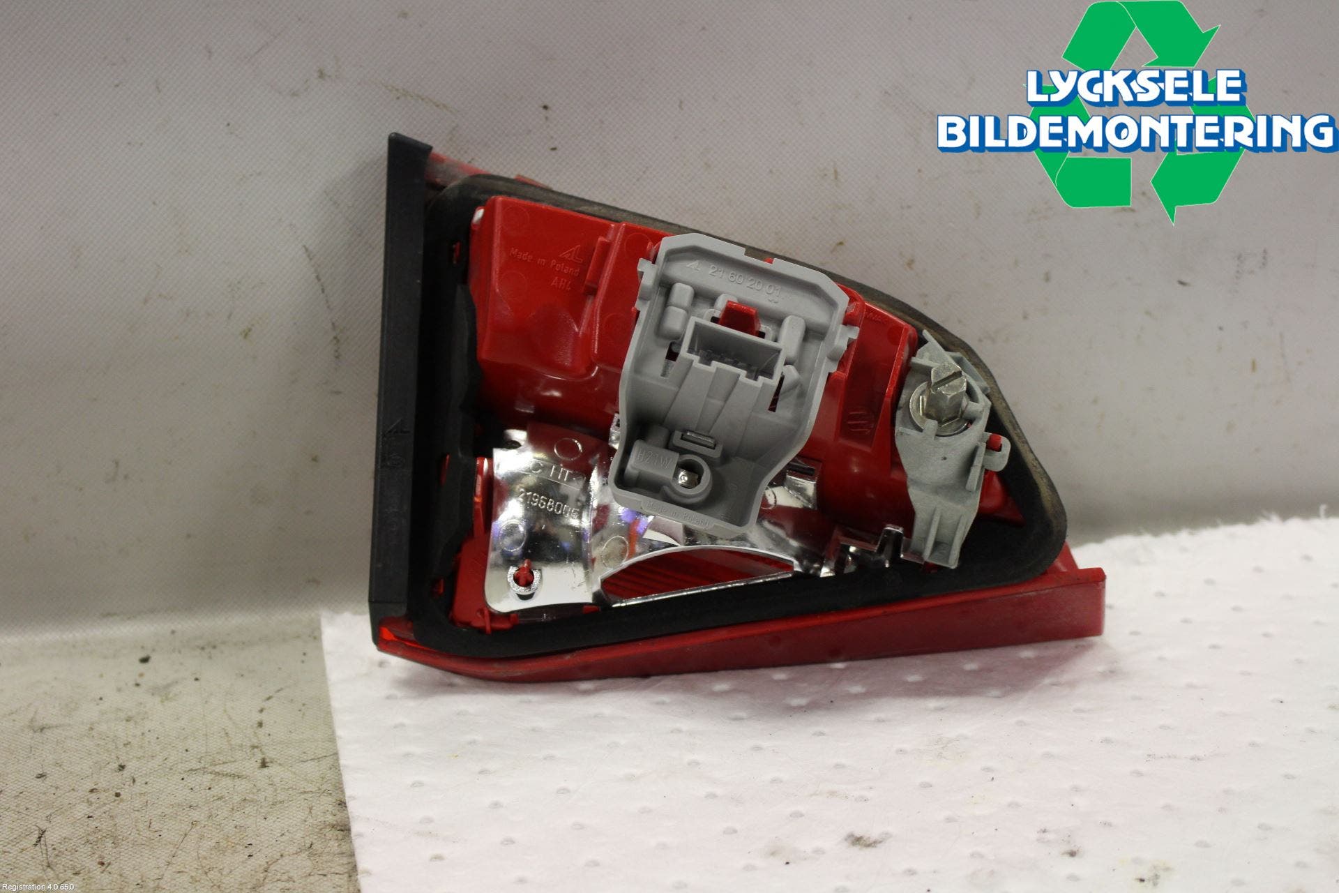 Audi A4/S4 08-11 Bakljus Lucka Hö