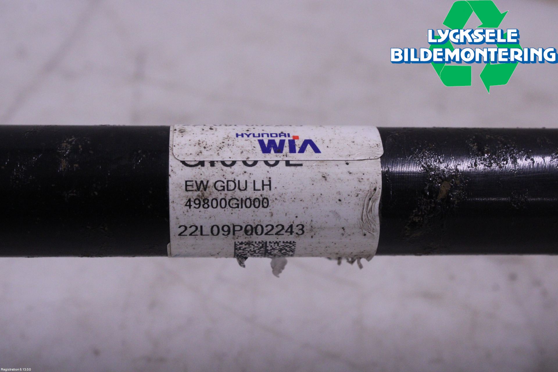 Kia EV6 (CV) 22- Drivaxel Bak Vänster