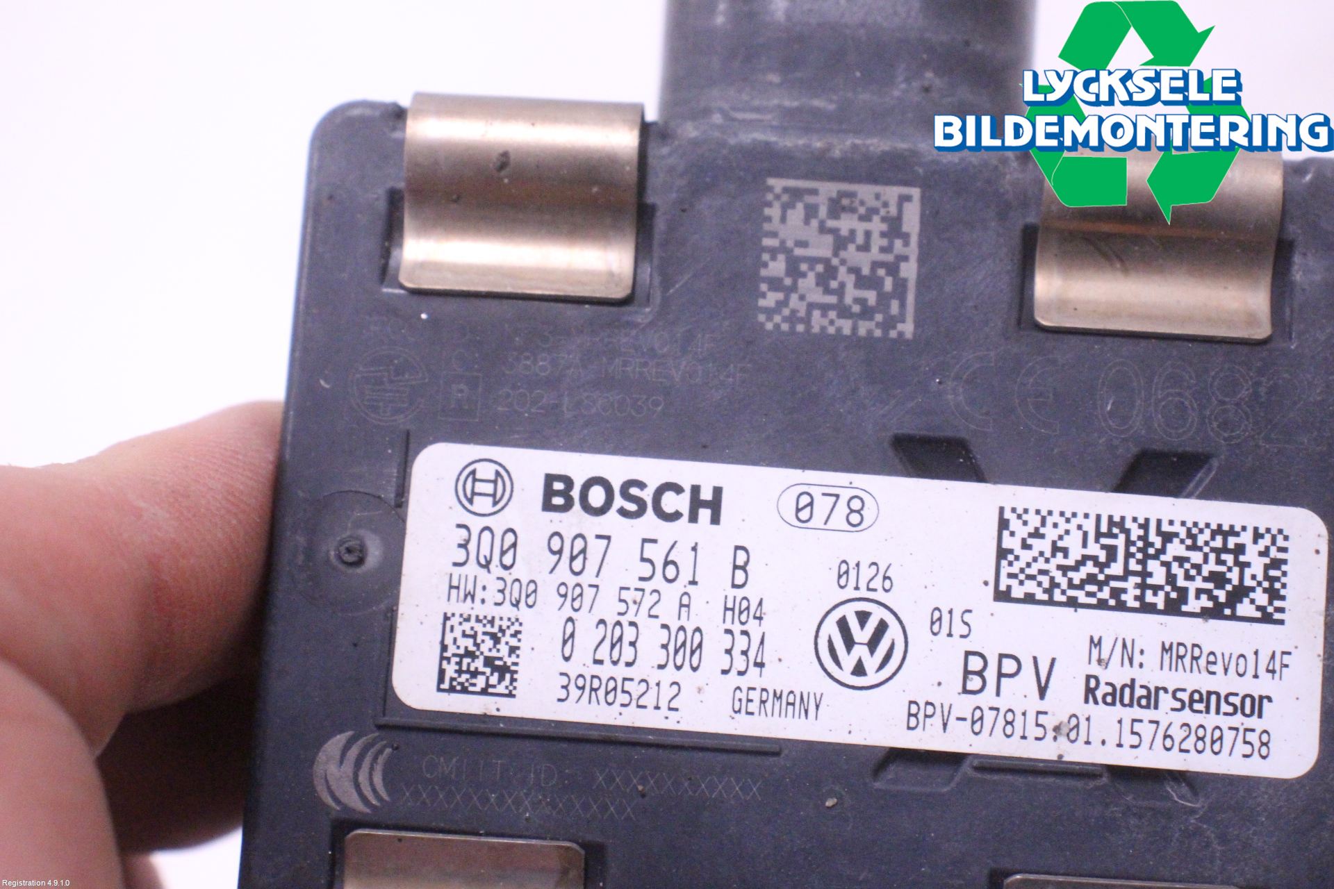 Volkswagen VW PASSAT 15-19 Sensor Aktivt Kollisionsskydd