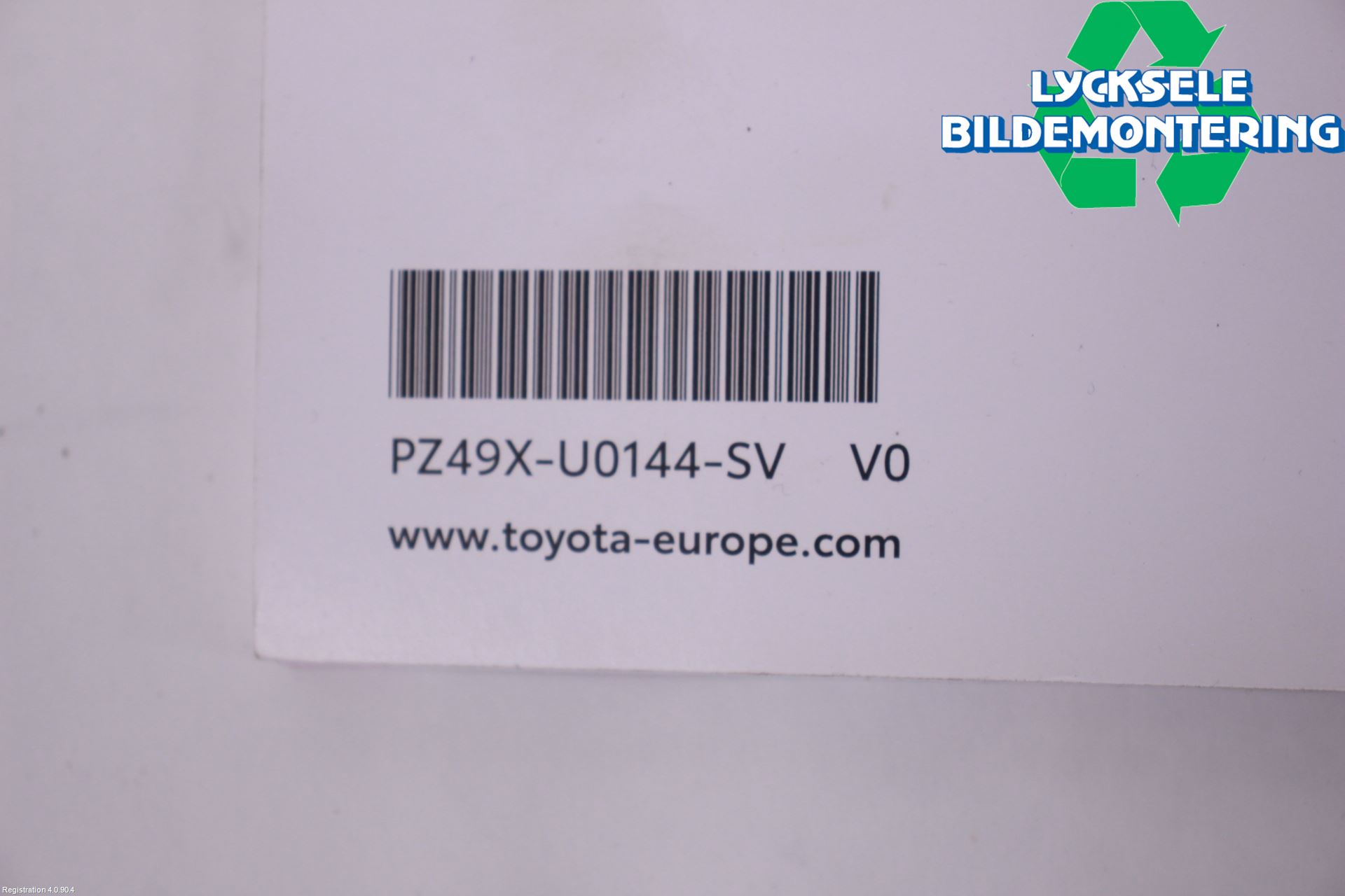 Toyota RAV4 19- Instruktionsbok